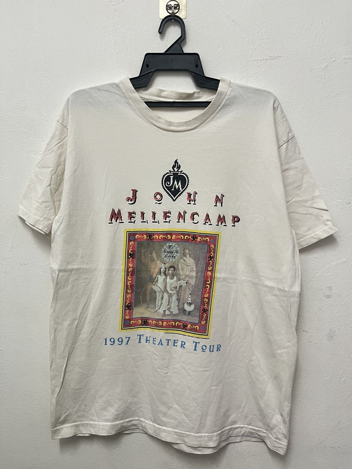 Band Tees × Vintage Vintage 90’s John Mellencamp Theater Tour Band Tee Size US L / EU 52-54 / 3 - 1 Thumbnail