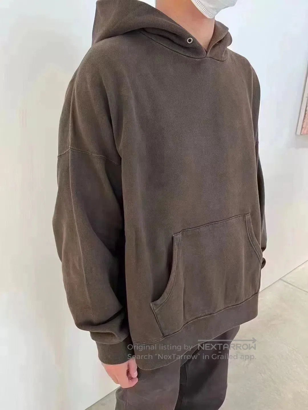 Visvim Brown Hoodie with Front Pocket . Size US M / EU 48-50 / 2 - 9 Thumbnail