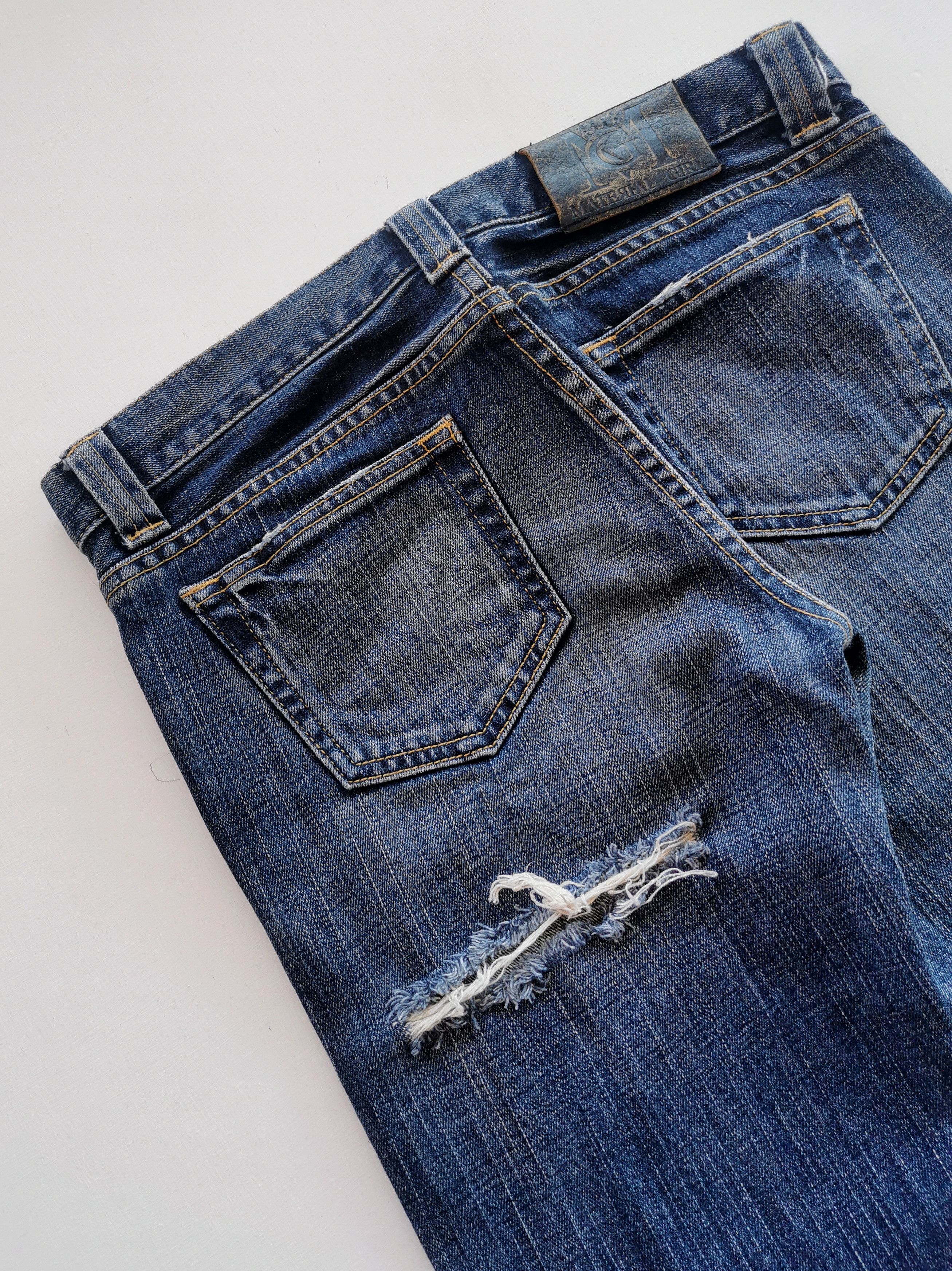 Japanese Brand Material Girl Ripped Jeans Size 30" / US 8 / IT 44 - 8 Thumbnail