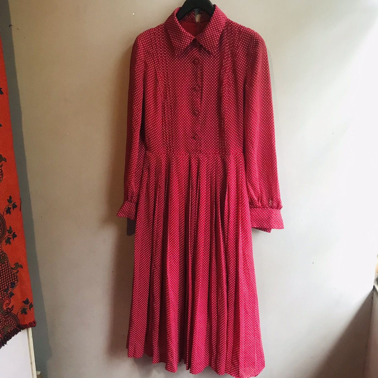 Seditionaries × Vintage Vintage Polka Dot Maxi Dress Size M / US 6-8 / IT 42-44 - 2 Thumbnail