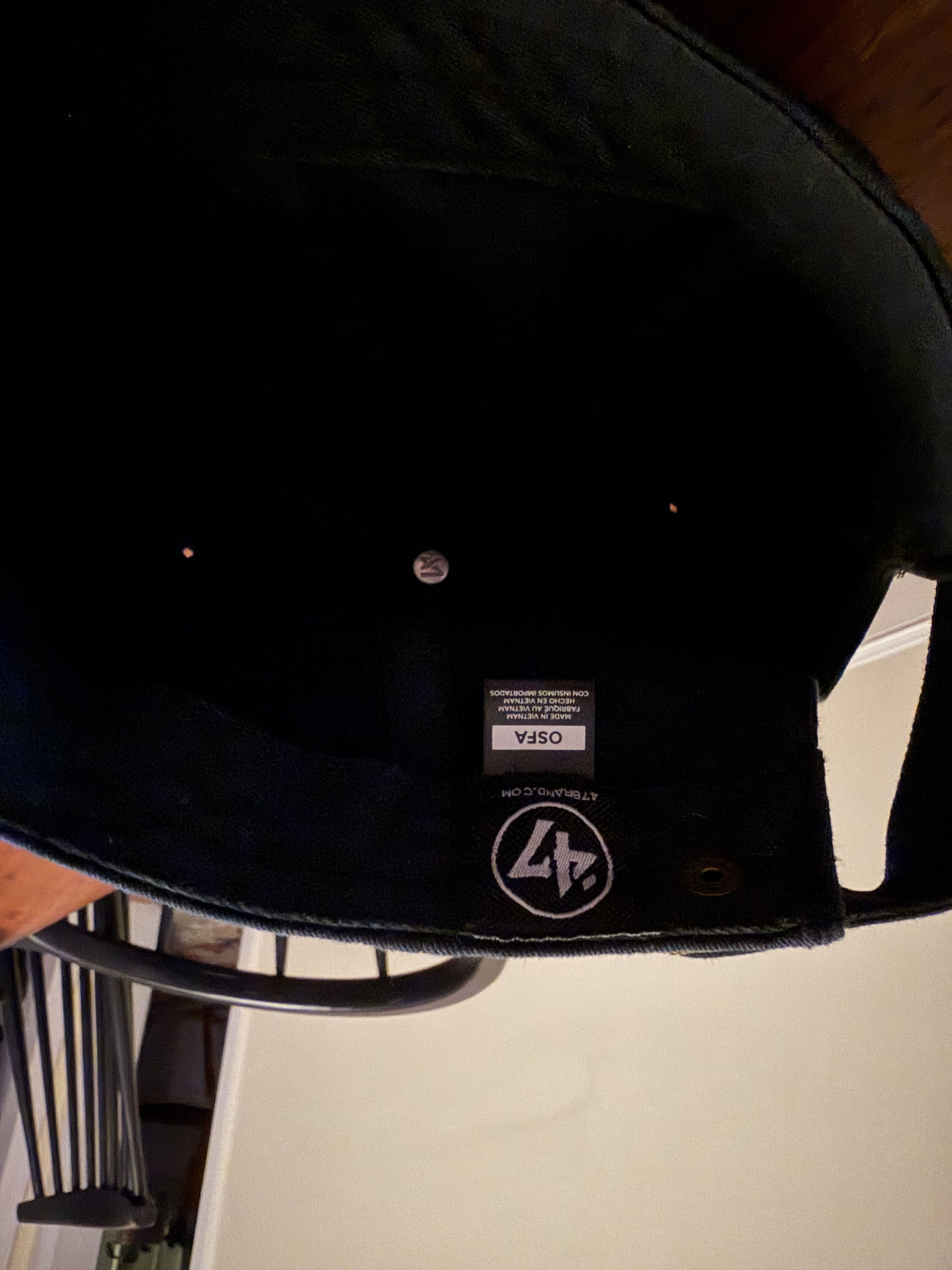 47 Brand Unbranded x '47 Black Baseball Hat (Rare) - BNWT Size ONE SIZE - 2 Thumbnail