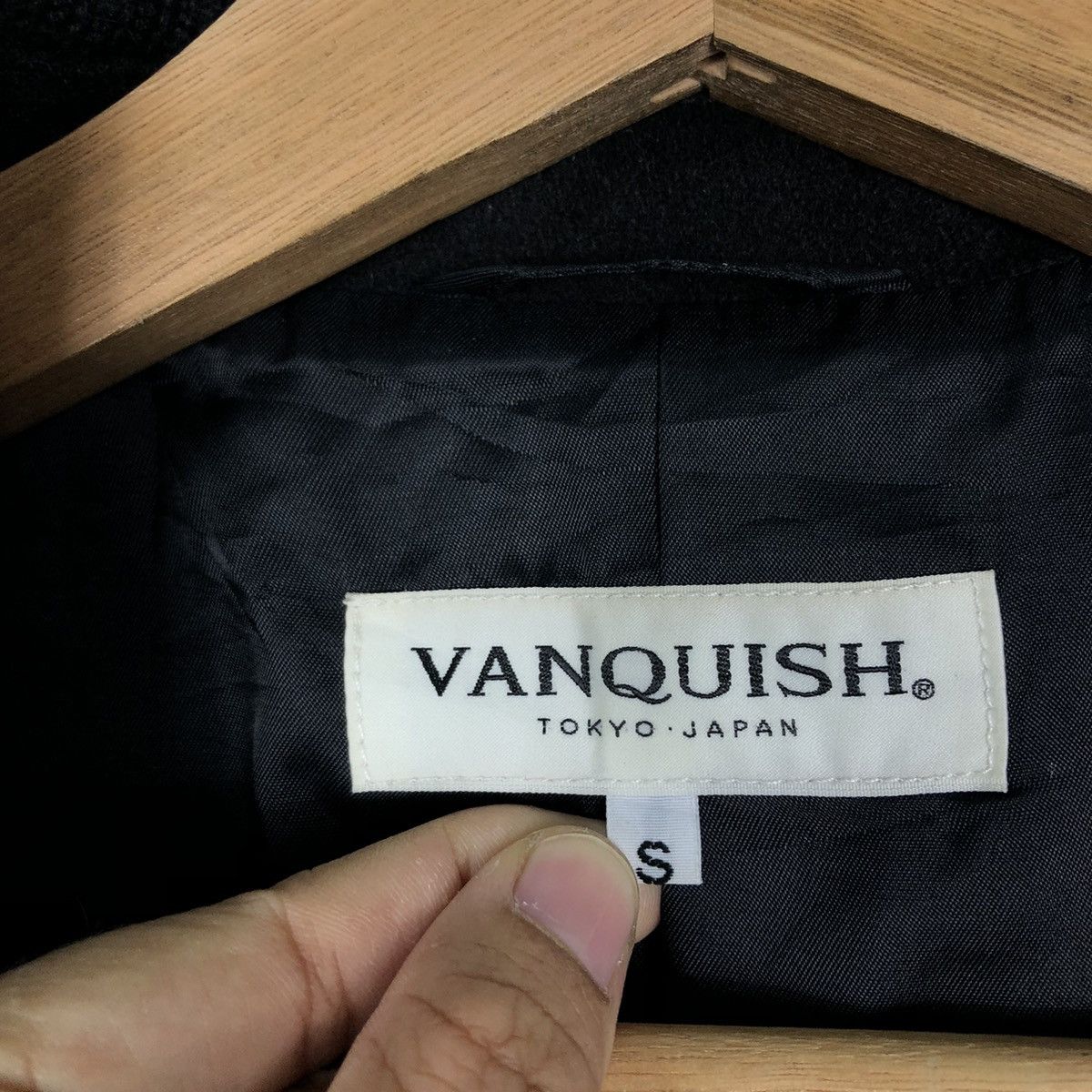 Japanese Brand 🔥Black Iconic - Wool Jacket Vanquish Tokyo Japan Size US S / EU 44-46 / 1 - 13 Thumbnail