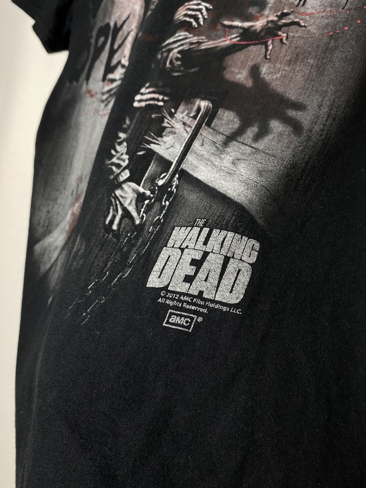 Vintage The Walking Dead Vintage 2012 Movie T-Shirt Big Logo Size US XS / EU 42 / 0 - 4 Thumbnail