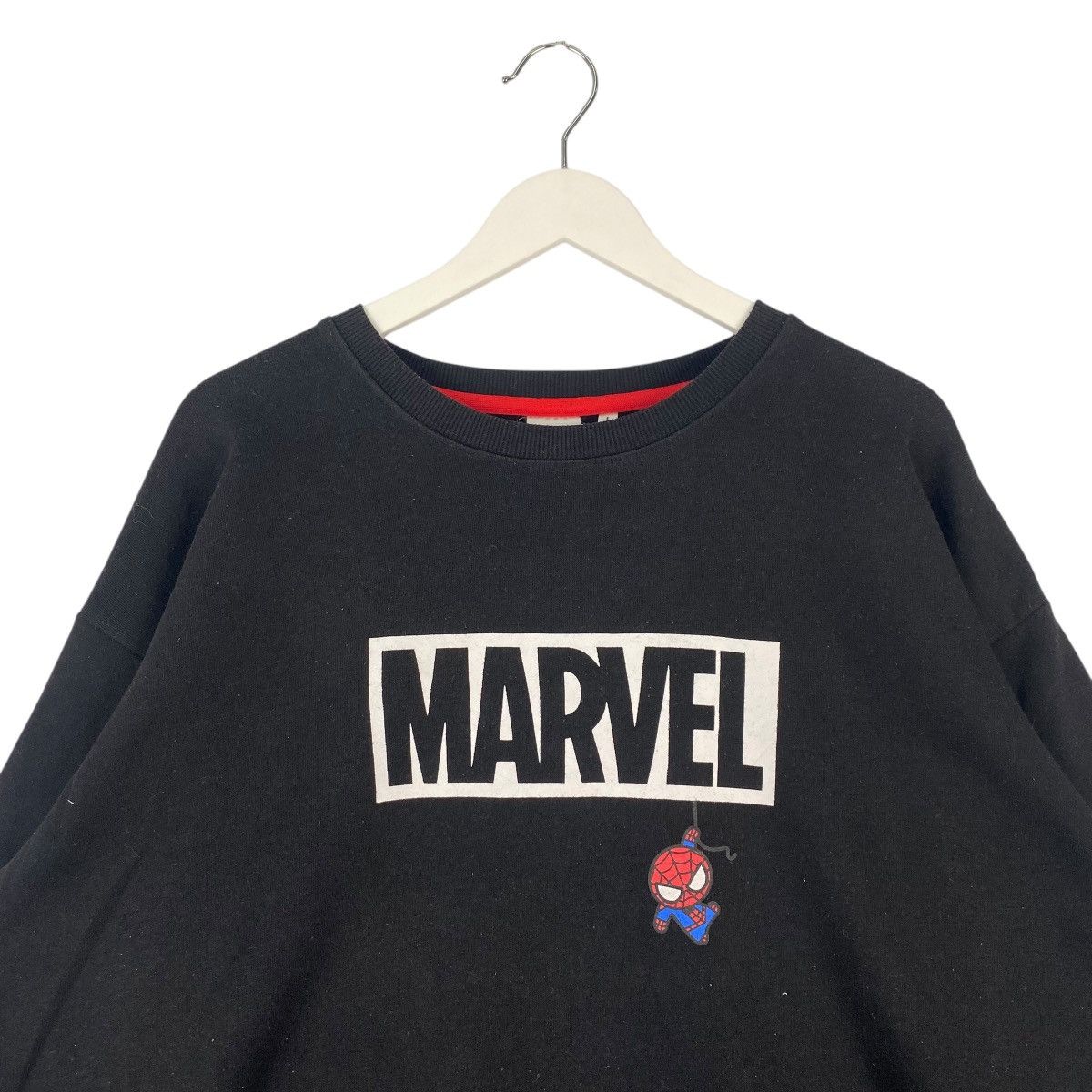 Marvel Comics × Vintage Vintage Marvel Printed Logo Crewneck Sweatshirt Black Size L Size US L / EU 52-54 / 3 - 3 Thumbnail