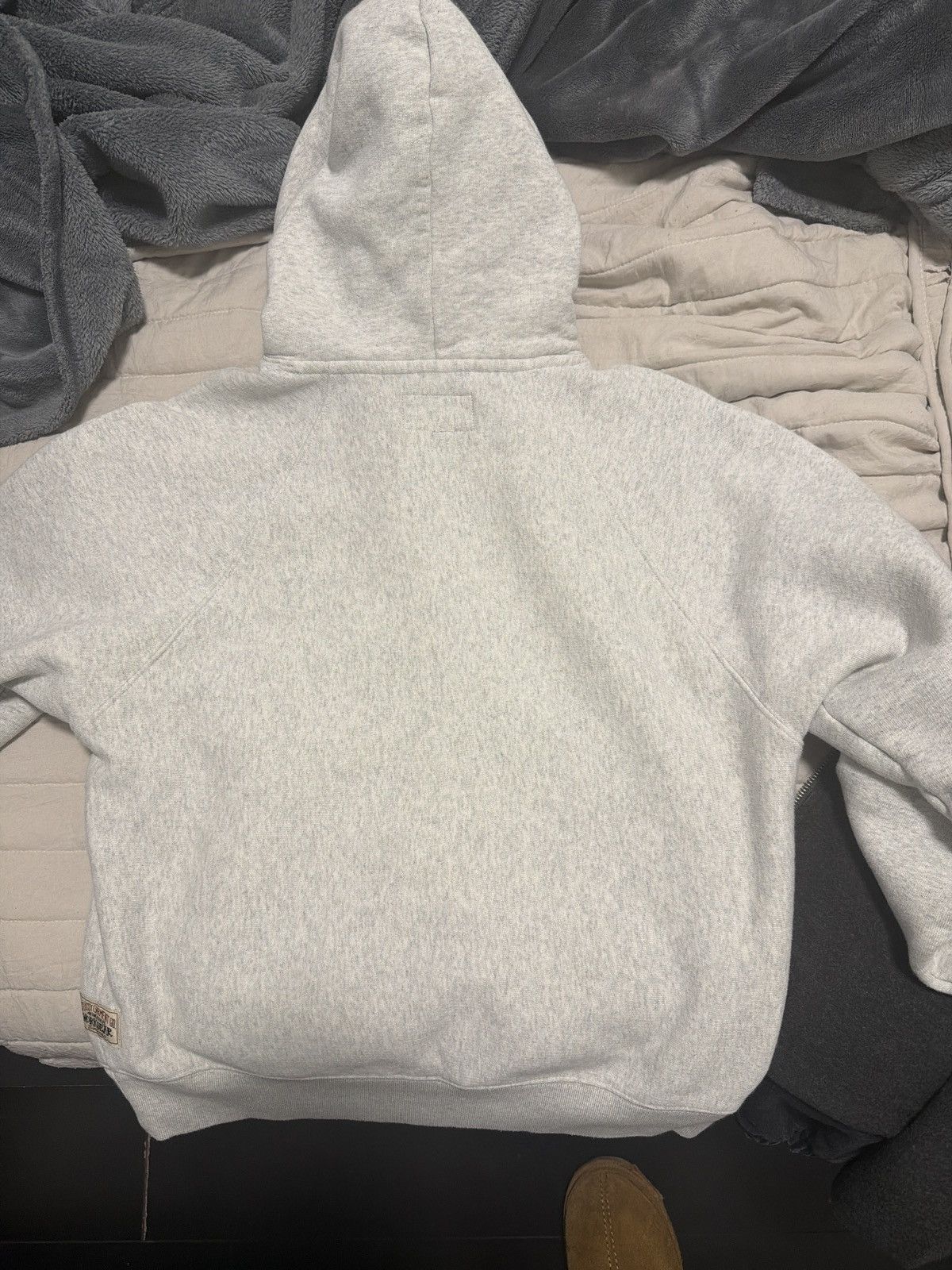 Stussy STUSSY BLANK HOODIE SIZE S LIGHT HEATHER GRAY Size US S / EU 44-46 / 1 - 5 Thumbnail