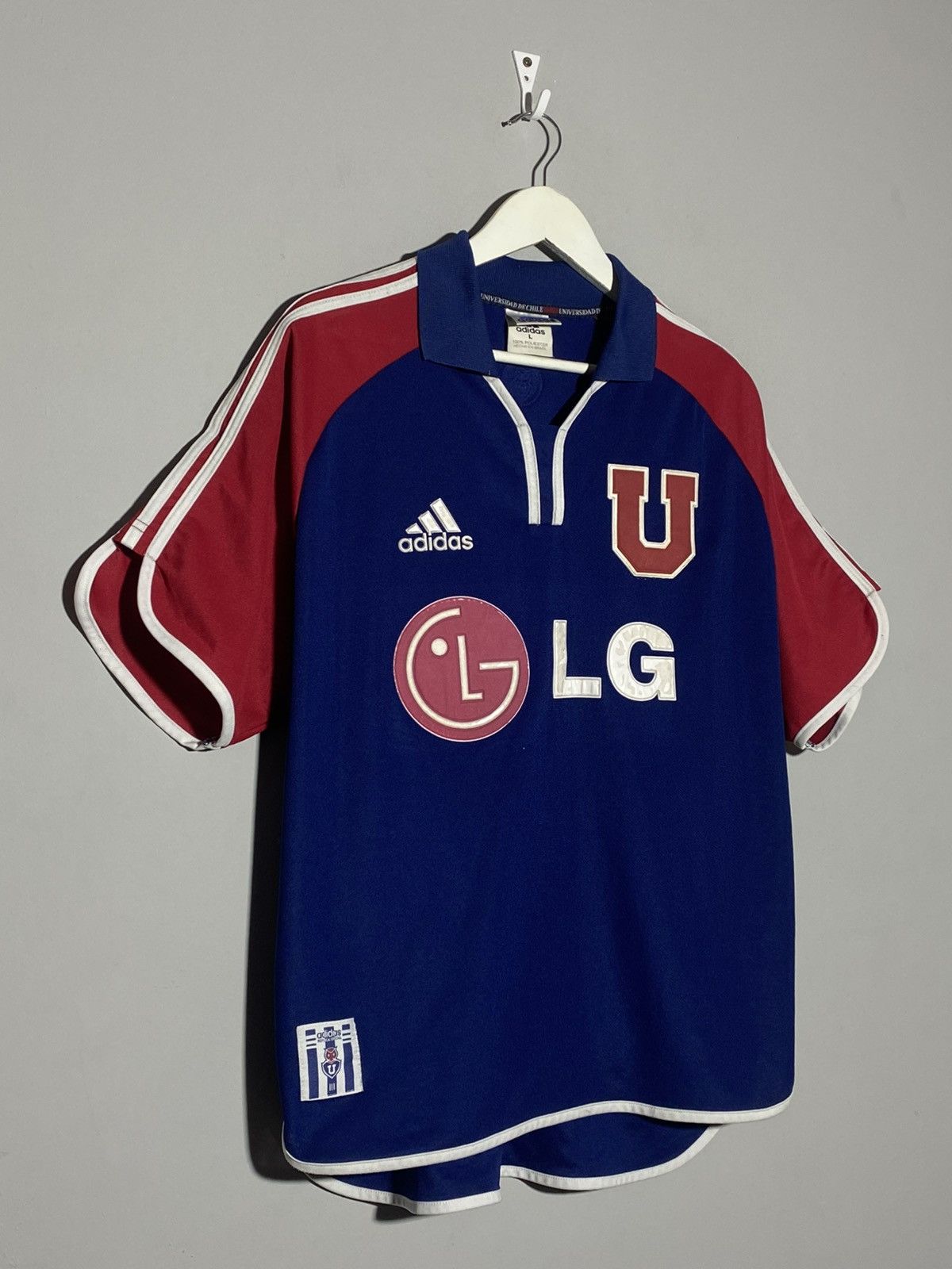 Adidas Adidas Universidad de Chile 2001/02 Home Football Shirt Size US L / EU 52-54 / 3 - 3 Thumbnail