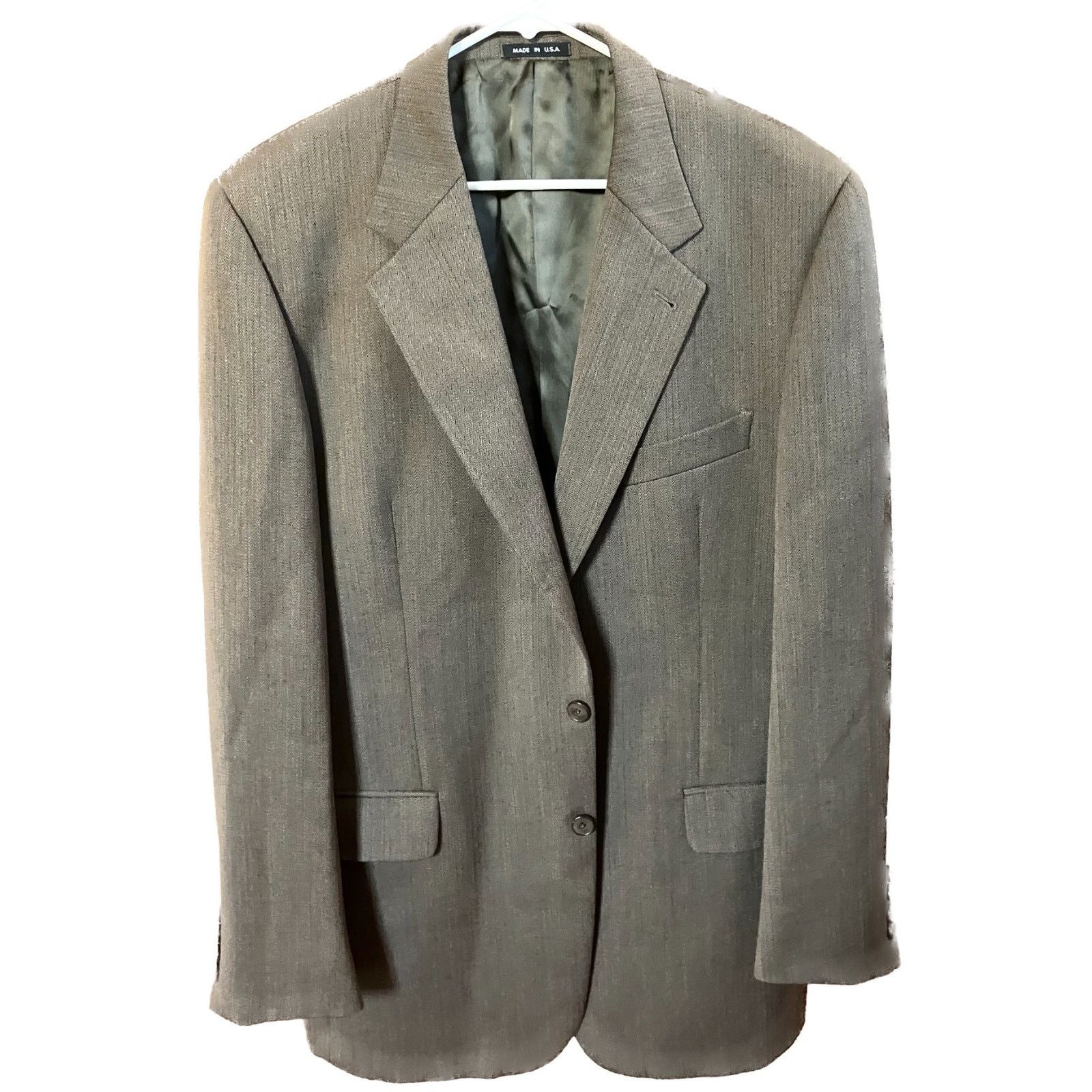 Joseph Abboud Vtg Joseph Abboud Suit 41L 100% Wool Charcoal - Nordstrom Size 40L - 1 Thumbnail