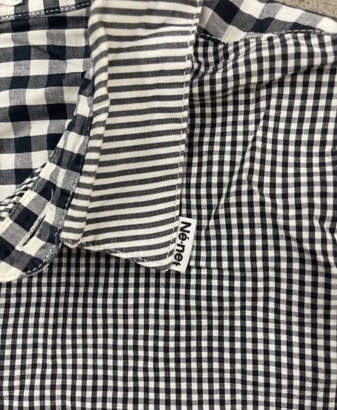 Ne-Net Authentic Ne-Net Issey Miyake 3 Cut Button Up Shirt Size US L / EU 52-54 / 3 - 3 Thumbnail