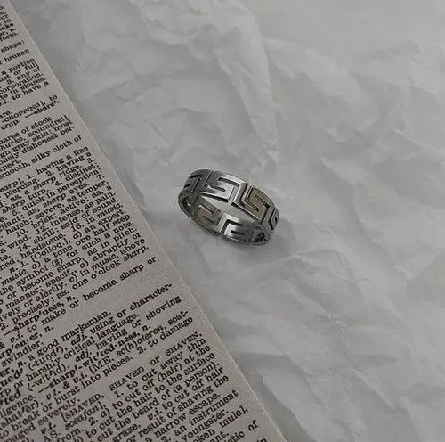 Designer × Vintage Retro punk ring Size ONE SIZE - 3 Thumbnail