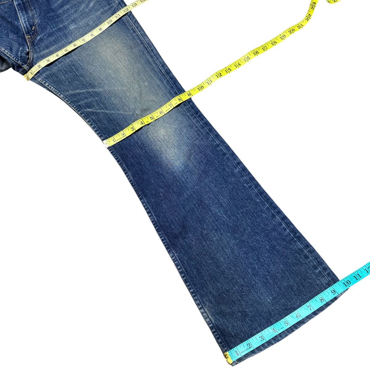 Levi's Vintage Levis 517 Denim Flare Jeans Hedi Slimane Size US 33 - 22 Thumbnail