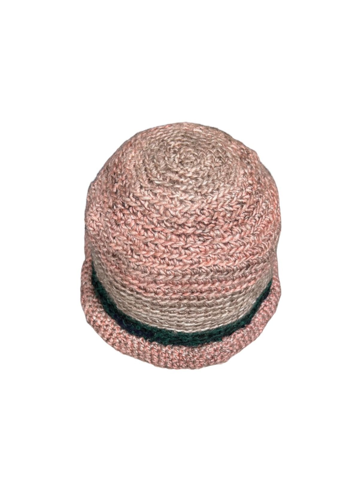Japanese Brand × Kapital × Vintage Crochet Knitted Handmade Hats Rare ☠️☠️ Size ONE SIZE - 3 Thumbnail