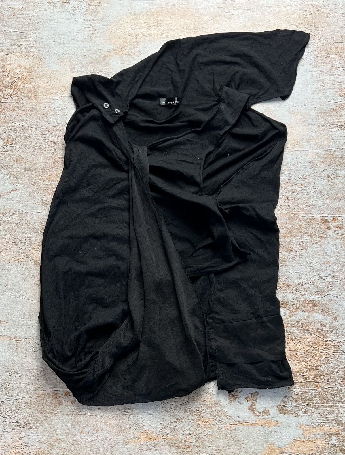 Japanese Brand × Yohji Yamamoto Vintage Japanese abstract tank top blouse Size S / US 4 / IT 40 - 1 Thumbnail