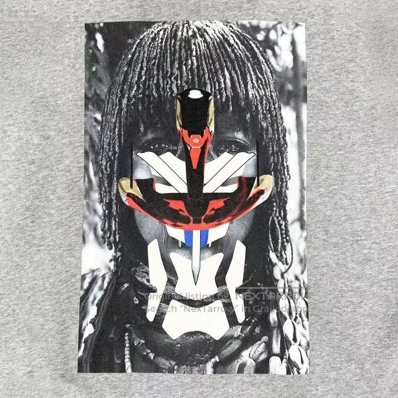 Givenchy Givenchy Gray Indian braided-print hoodie Size US XXS / EU 40 - 4 Thumbnail