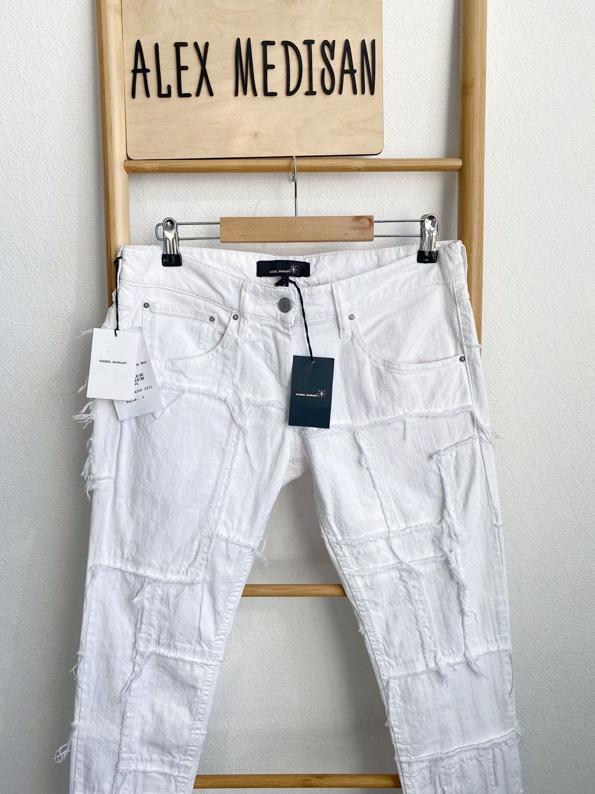 Isabel Marant Isabel Marant White Jeans Size 25" / US 0 / IT 36 - 1 Thumbnail