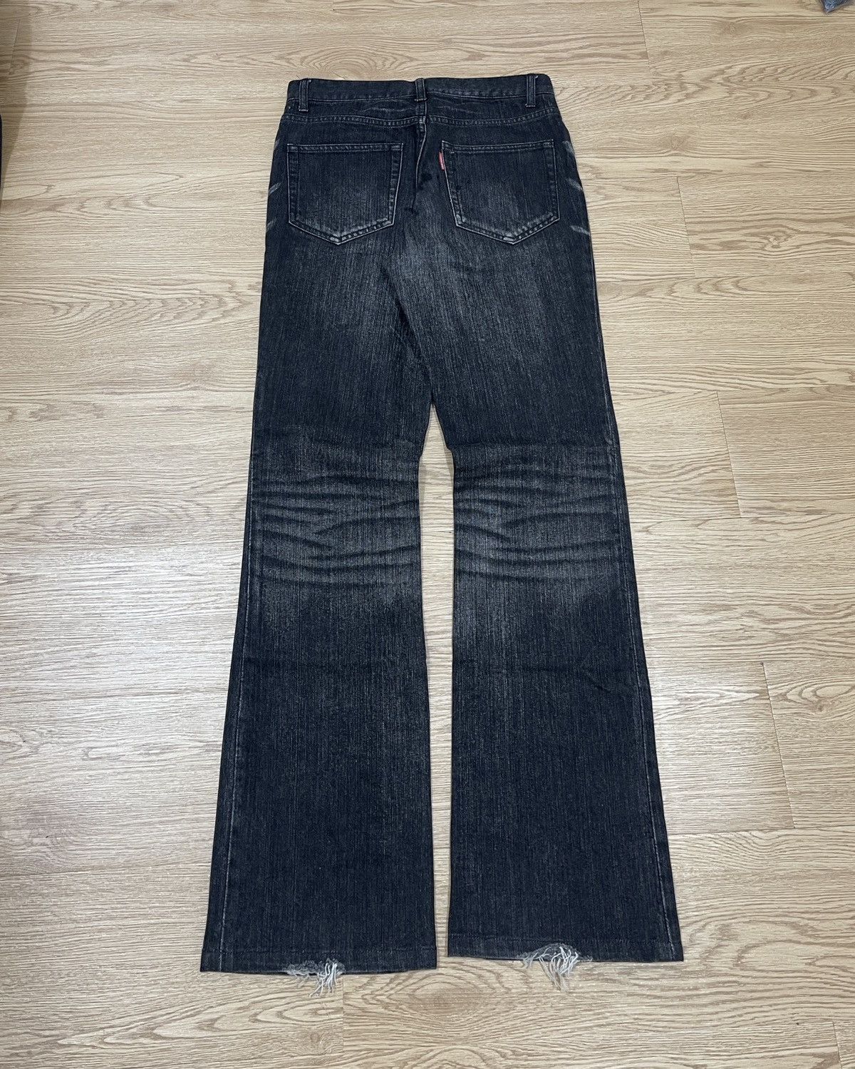 Tornado Mart Tornado Mart Black Washed Flare Denim Size US 30 / EU 46 - 3 Thumbnail