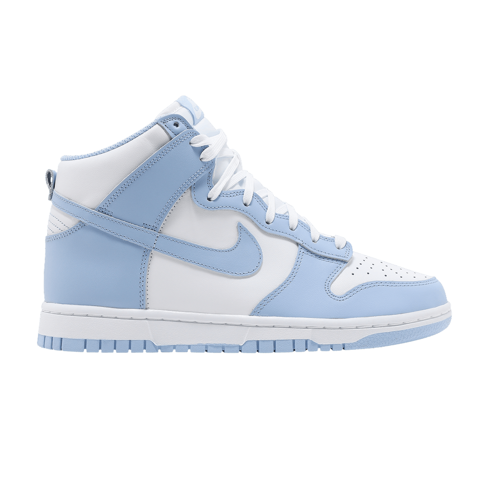 image of Nike Wmns Dunk High Aluminum Shoes in White, Women's (Size 11)