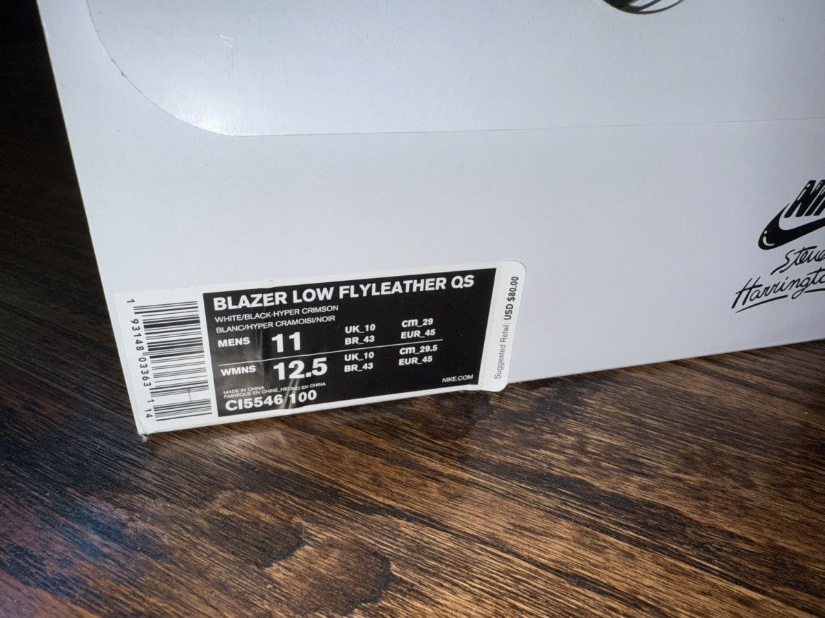 Nike Nike Blazer Flyleather QS Steve Harrington Earth Day 2019 Size US 11 / EU 44 - 6 Thumbnail