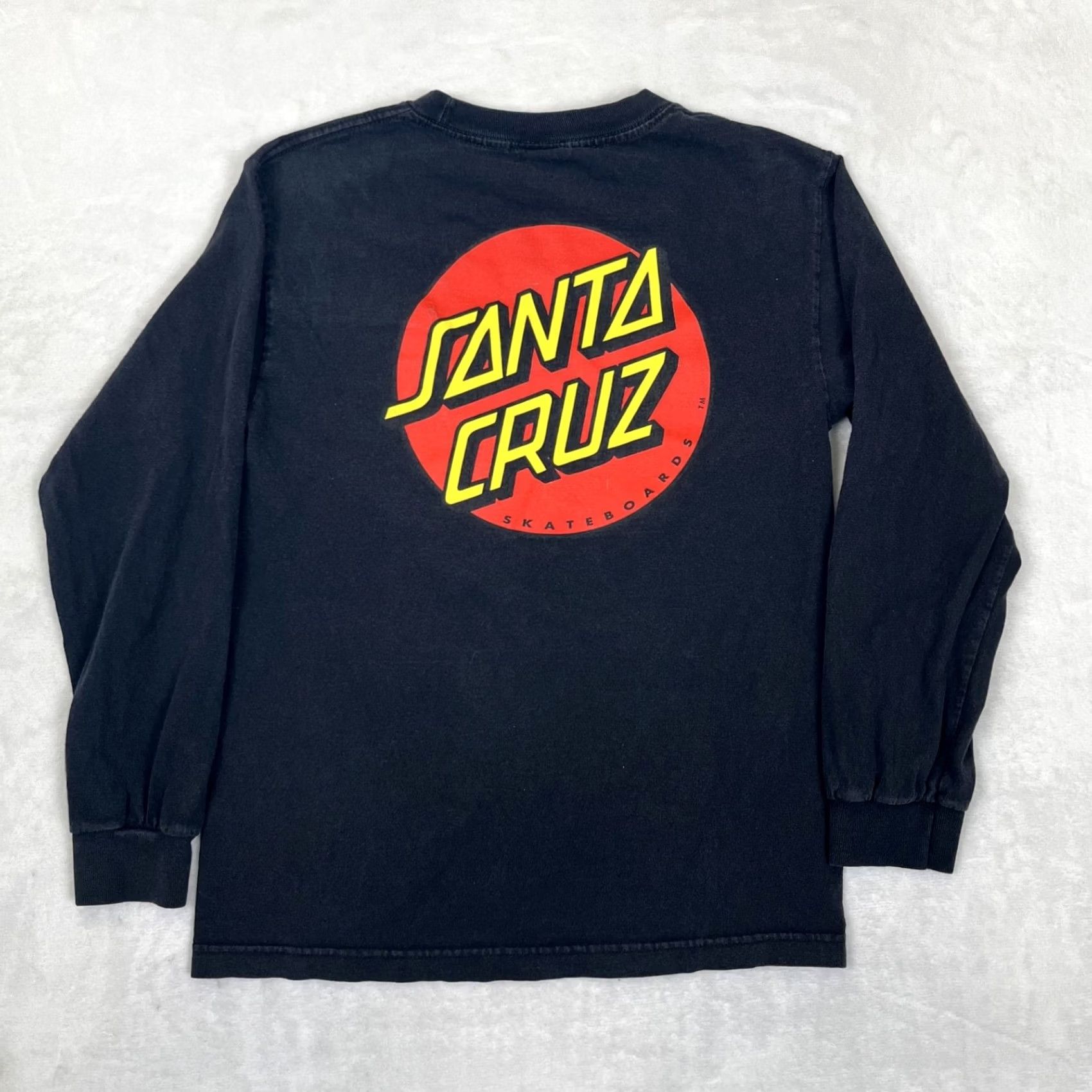 Vintage VINTAGE Santa Cruz T-Shirt Long Sleeve Black 90s California Classic Logo Double-Sided Men S Size US S / EU 44-46 / 1 - 6 Thumbnail