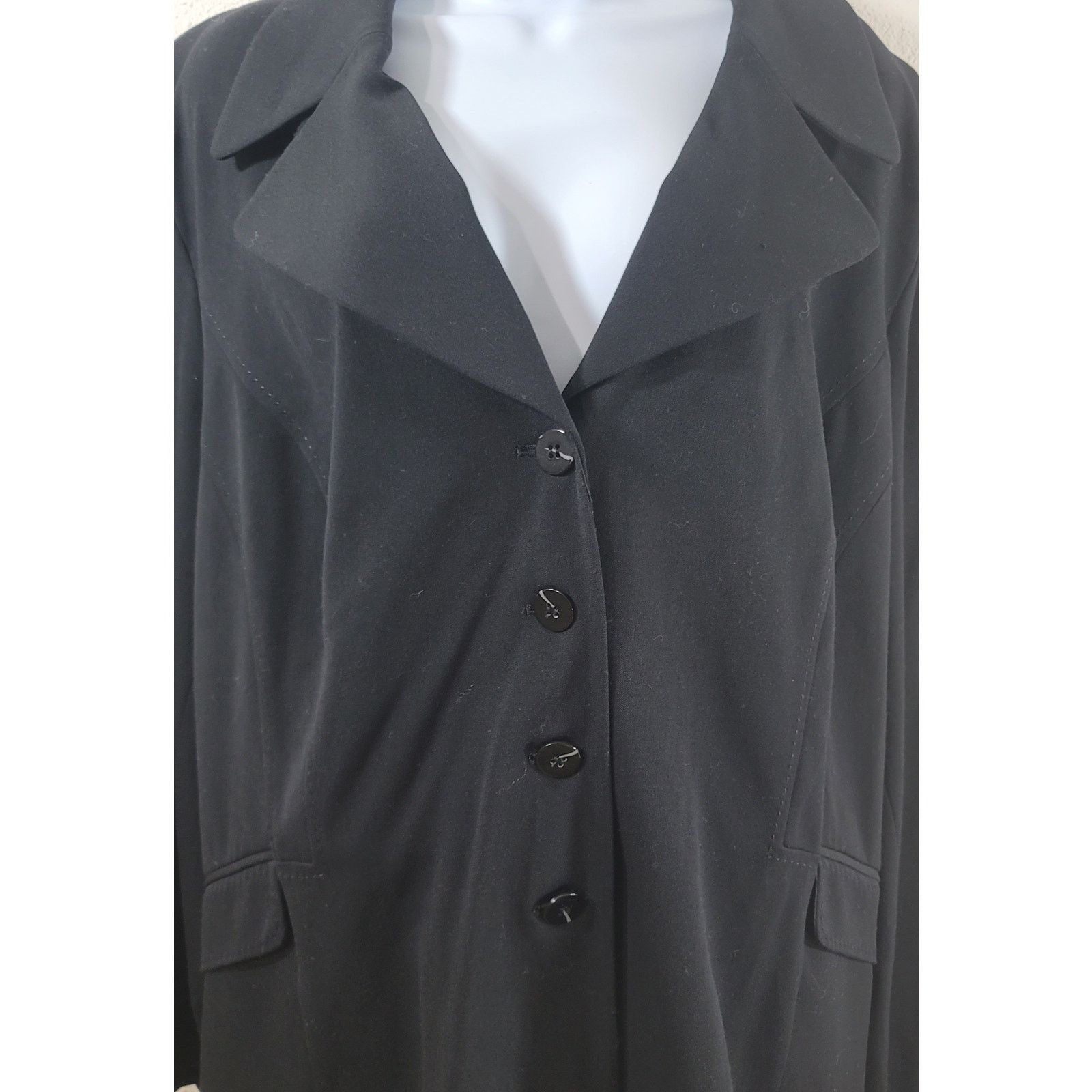 Other Lane Bryant Black Notched Collar 4 Button Blazer 26 Plus Size 3XL / US 20-22 - 5 Thumbnail