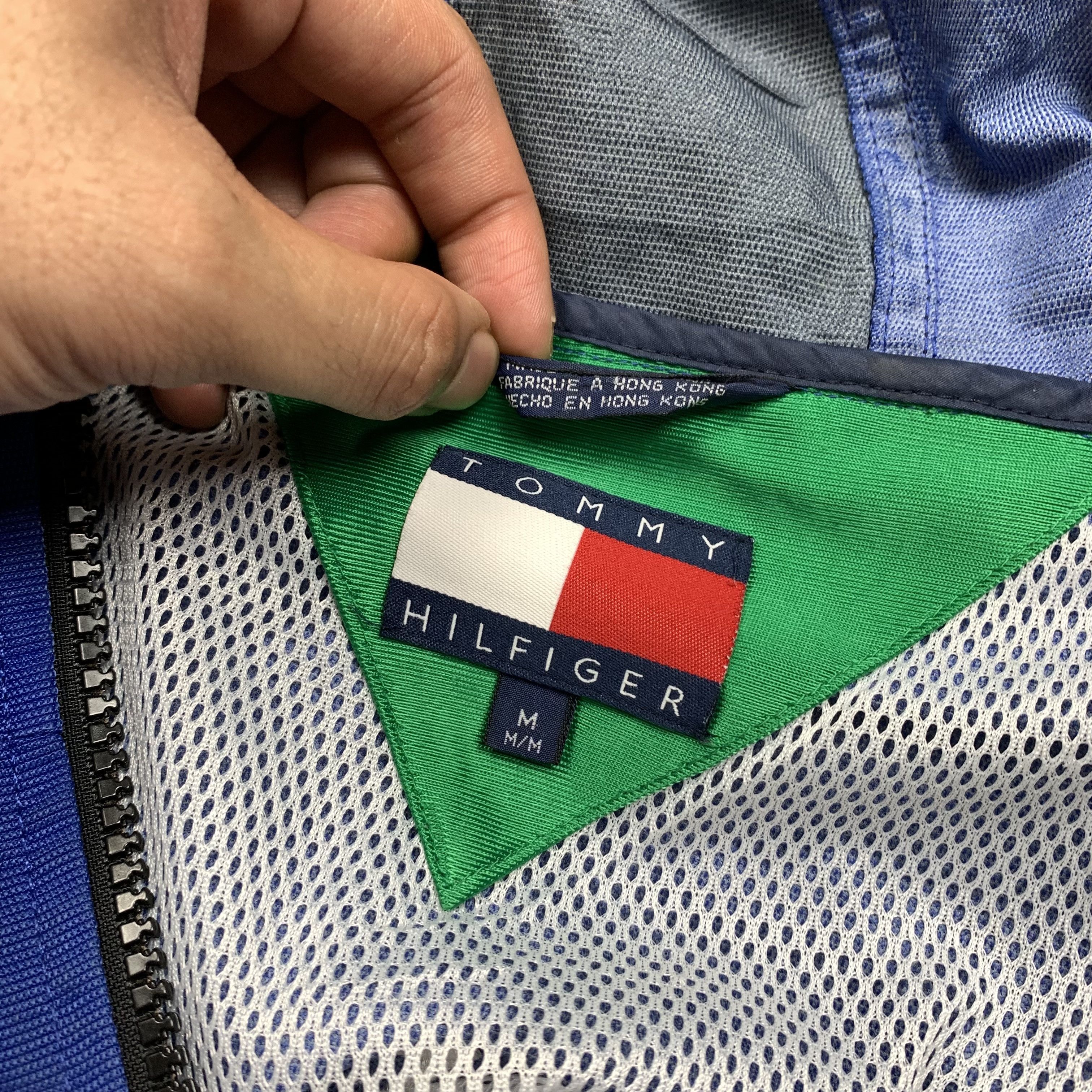 Tommy Hilfiger Vintage 90s Tommy Hilfiger Big Flag Logo Jacket Size US M / EU 48-50 / 2 - 8 Thumbnail