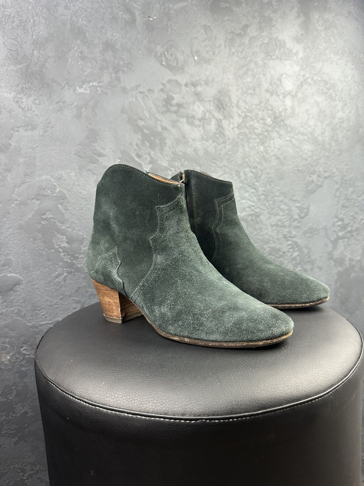 Designer × Isabel Marant × Isabel Marant Etoile ISABEL MARANT Dicker Suede Ankle Boots Size US 7 / IT 37 - 6 Thumbnail
