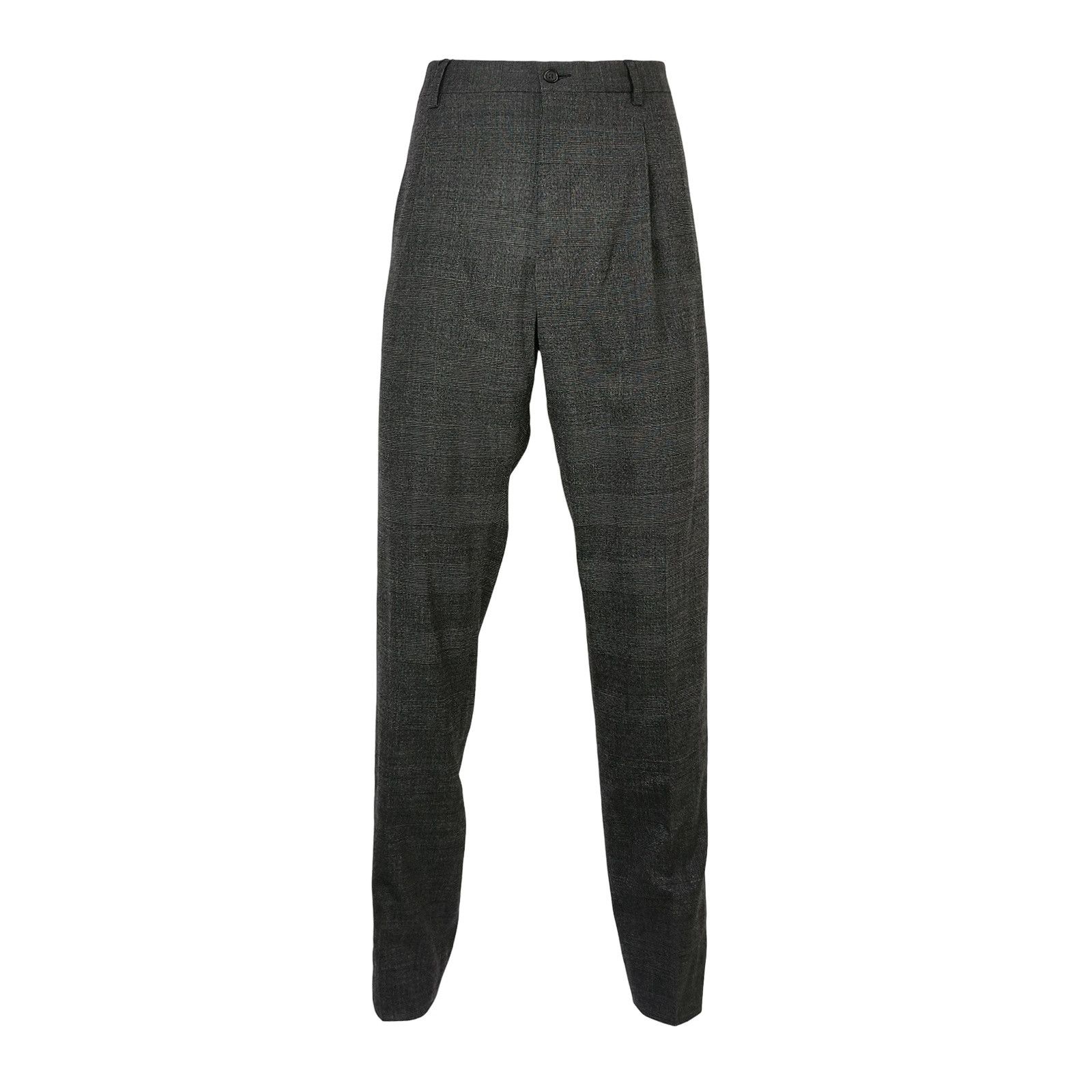Dolce & Gabbana Dolce & Gabbana Glen Check Wool Trousers 52 Size US 36 / EU 52 - 1 Thumbnail