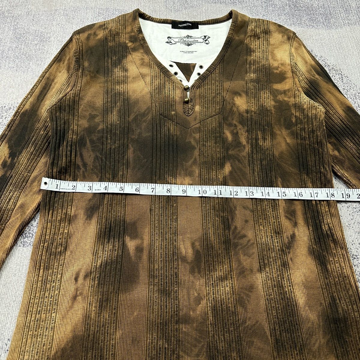 Japanese Brand Petitreitre tie dye longsleeve Tshirt Size US S / EU 44-46 / 1 - 4 Thumbnail