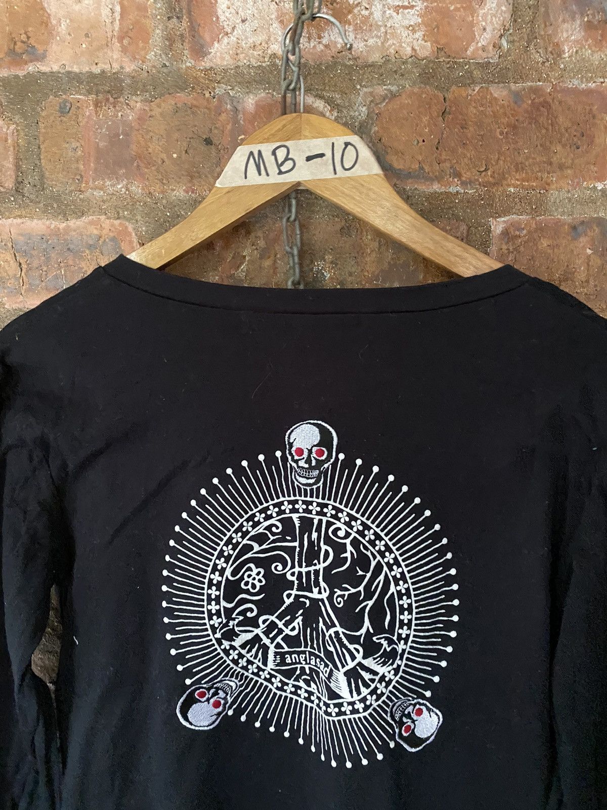 KMRii 2000s Anglasad Japan embroidered Skull trinity Size US S / EU 44-46 / 1 - 3 Thumbnail