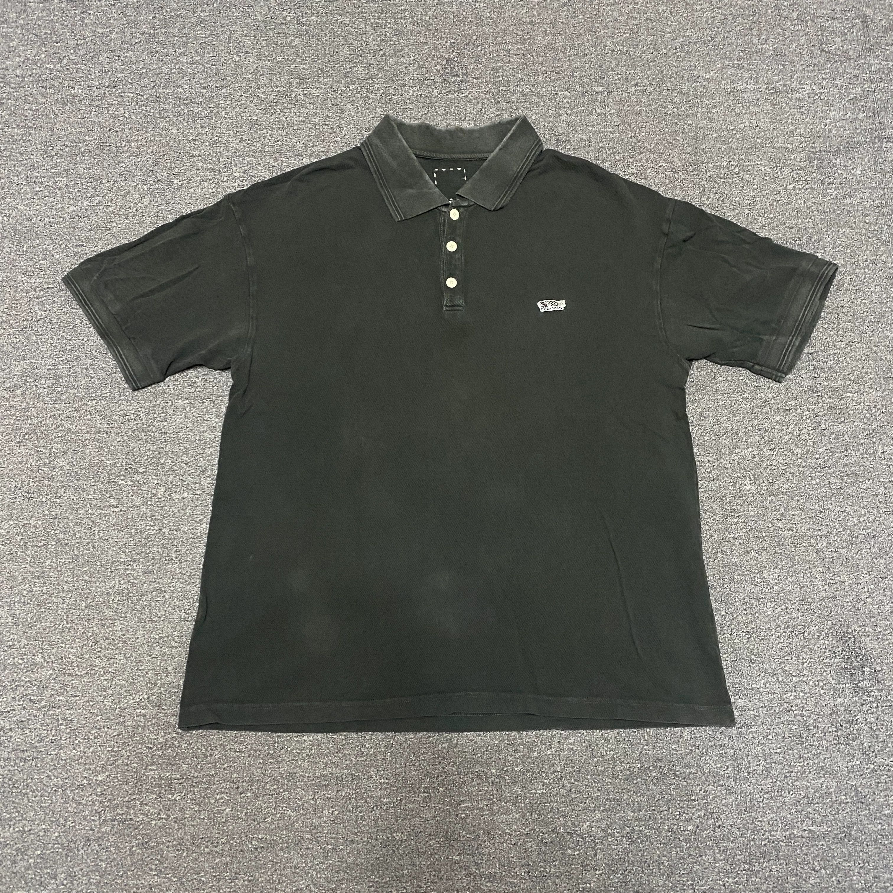 Visvim VISVIM 21SS Washed Carp Embroidery Polo Size US XL / EU 56 / 4 - 1 Thumbnail