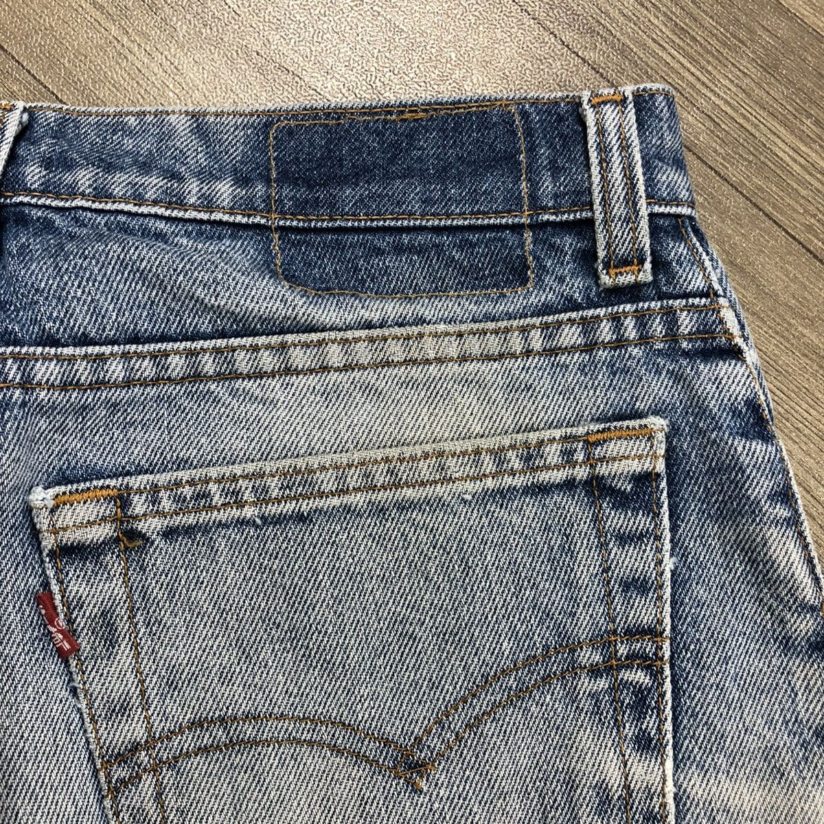 Levi's × Levi's Vintage Clothing 🇺🇸90’s Vintage Levis 510 Straight Nice Faded Jeans Size US 28 / EU 44 - 20 Thumbnail