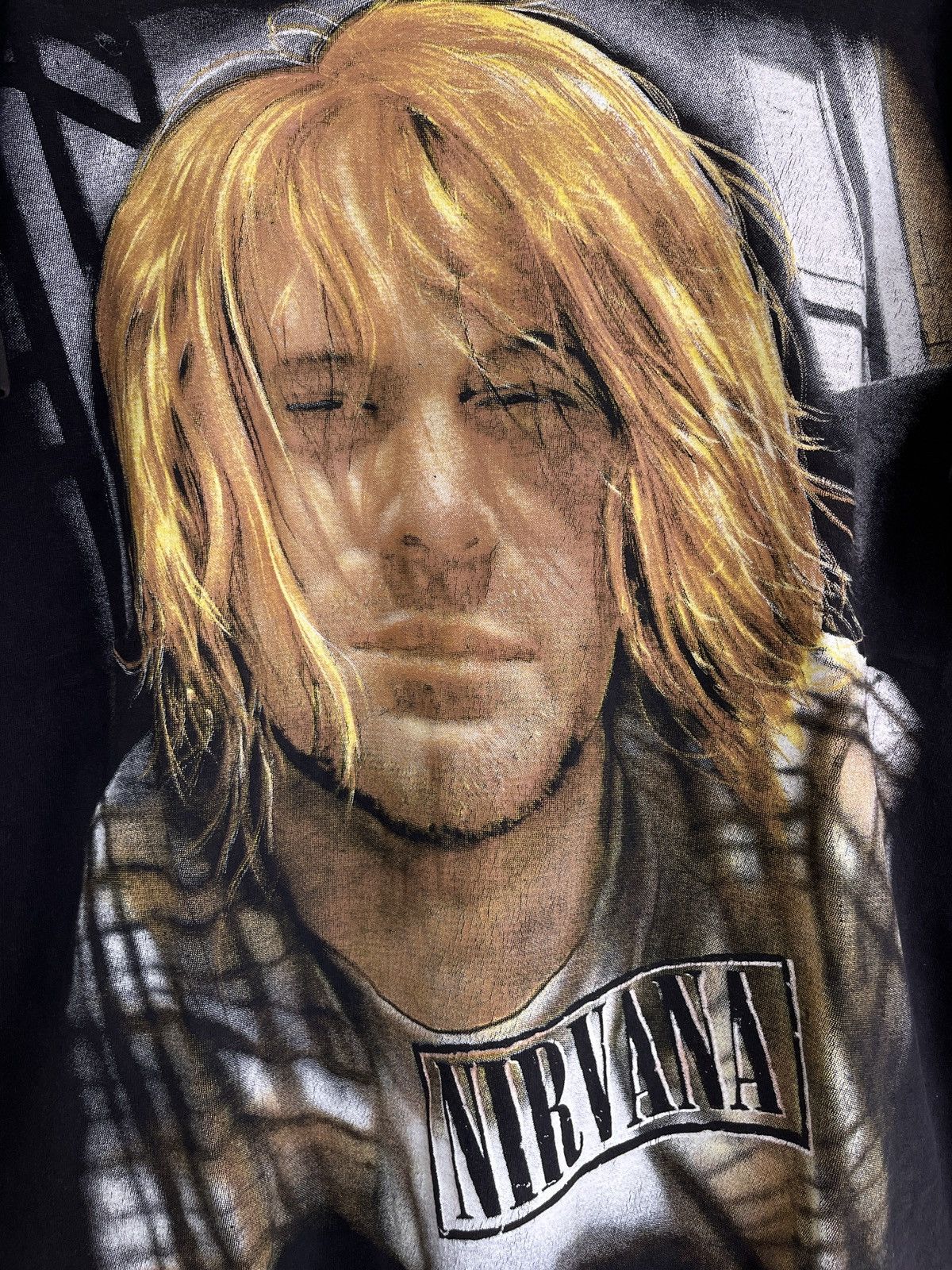 Vintage Vintage Nirvana Shirt Kurt cobain Size US L / EU 52-54 / 3 - 2 Thumbnail