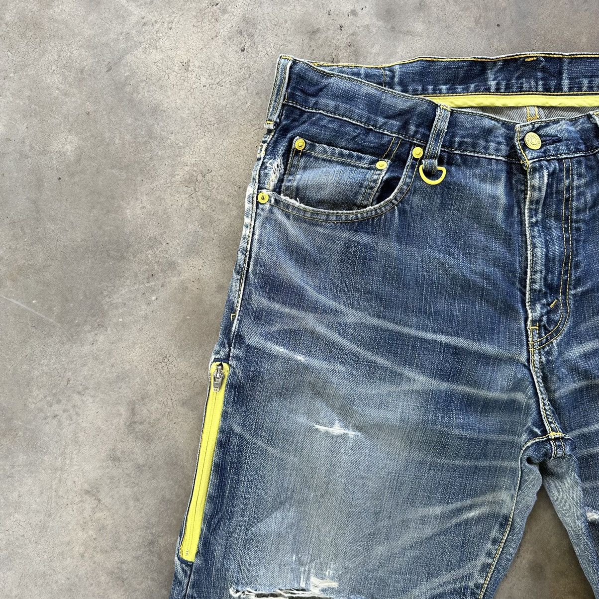 Japanese Brand Vintage Levi’s 503 Packable Distressed Faded Denim Jean Size US 36 / EU 52 - 4 Thumbnail