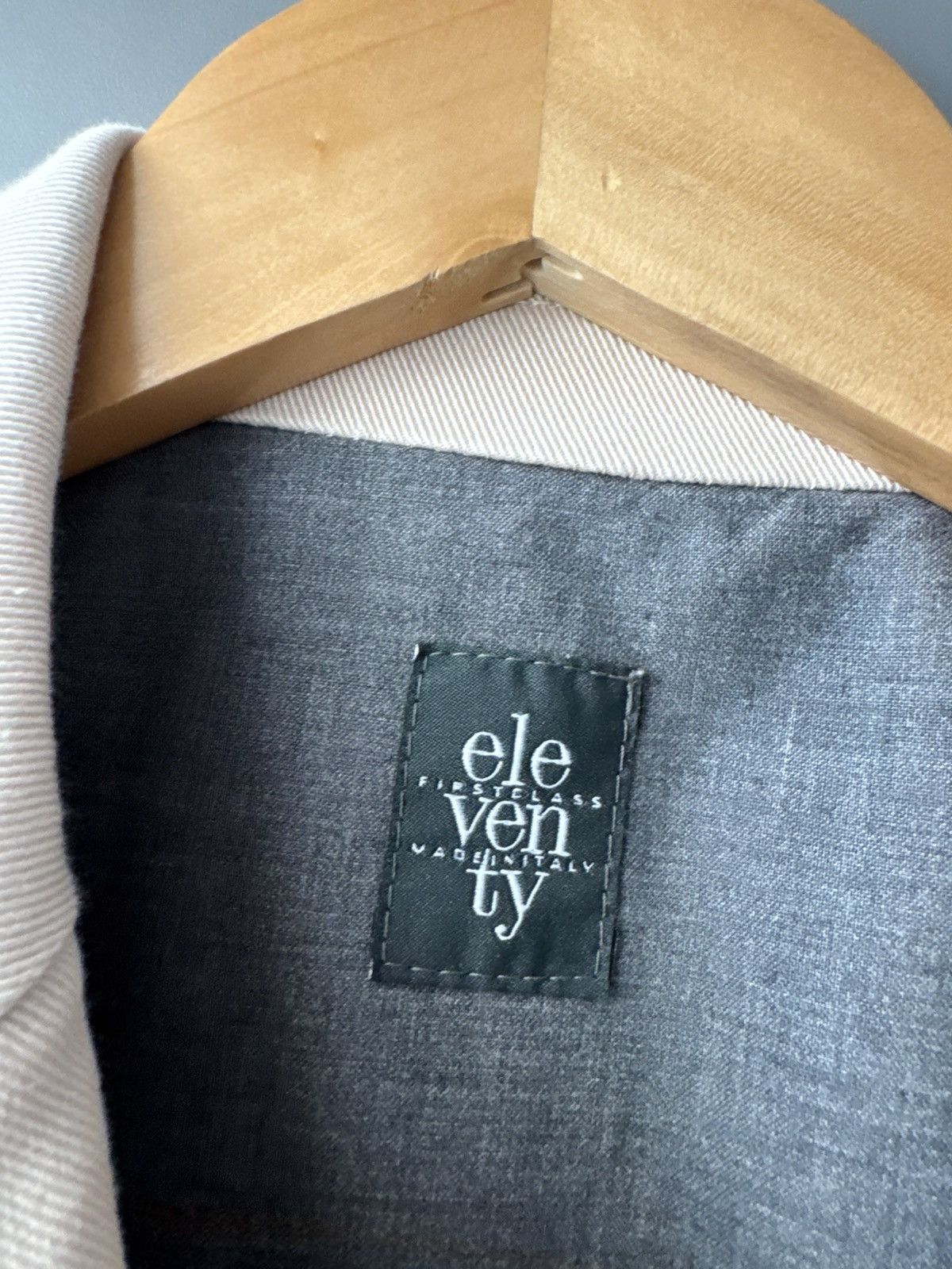 Eleventy Elegance Collared Solid Cotton Tailored Vest Size US L / EU 52-54 / 3 - 7 Thumbnail