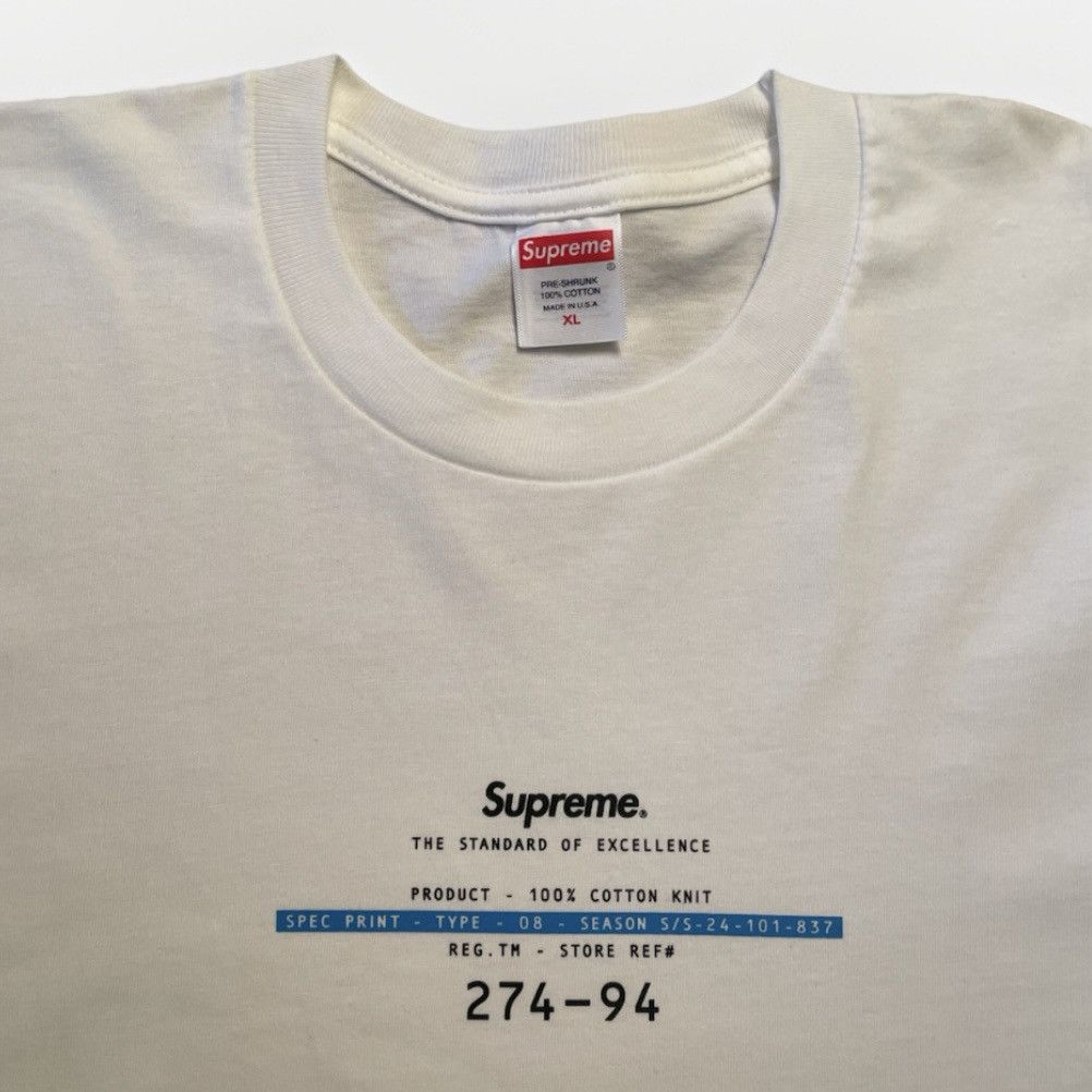 Supreme Standard Tee (SS24) Size US XL / EU 56 / 4 - 1 Thumbnail