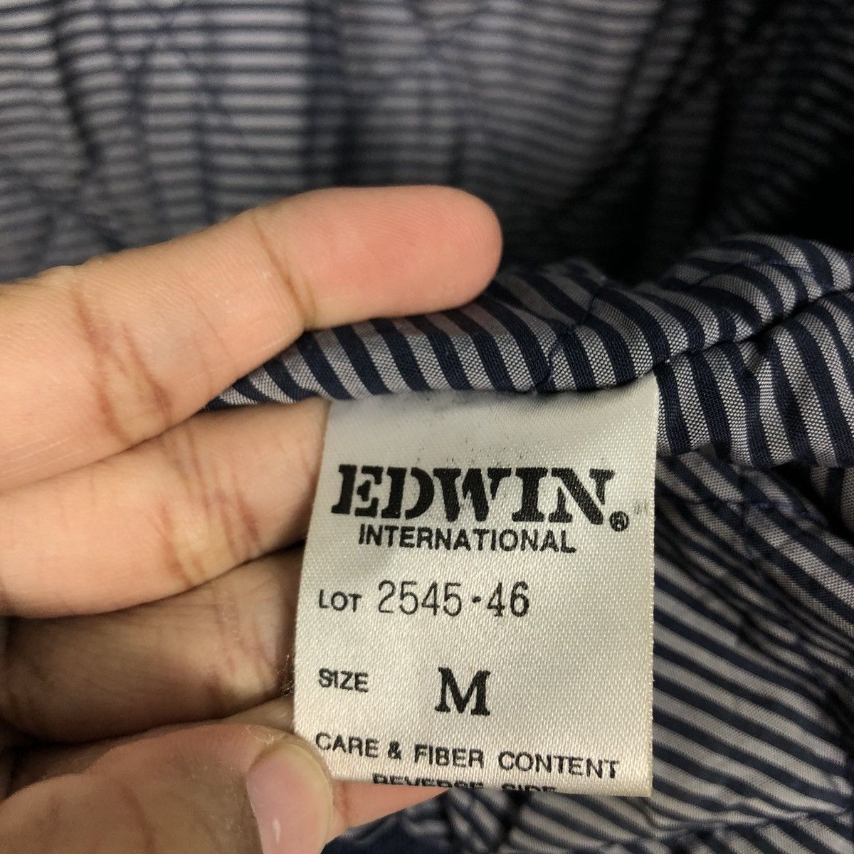 Edwin 📌Vintage Bomber Jacket Jumper Edwin Big Logo Issey Miyake Size US M / EU 48-50 / 2 - 21 Thumbnail