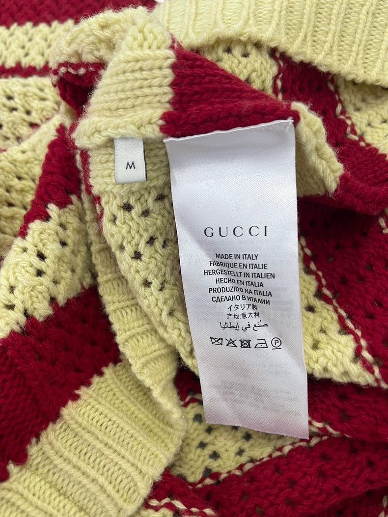 Gucci Gucci Red striped knitted vest Size M / US 6-8 / IT 42-44 - 4 Thumbnail