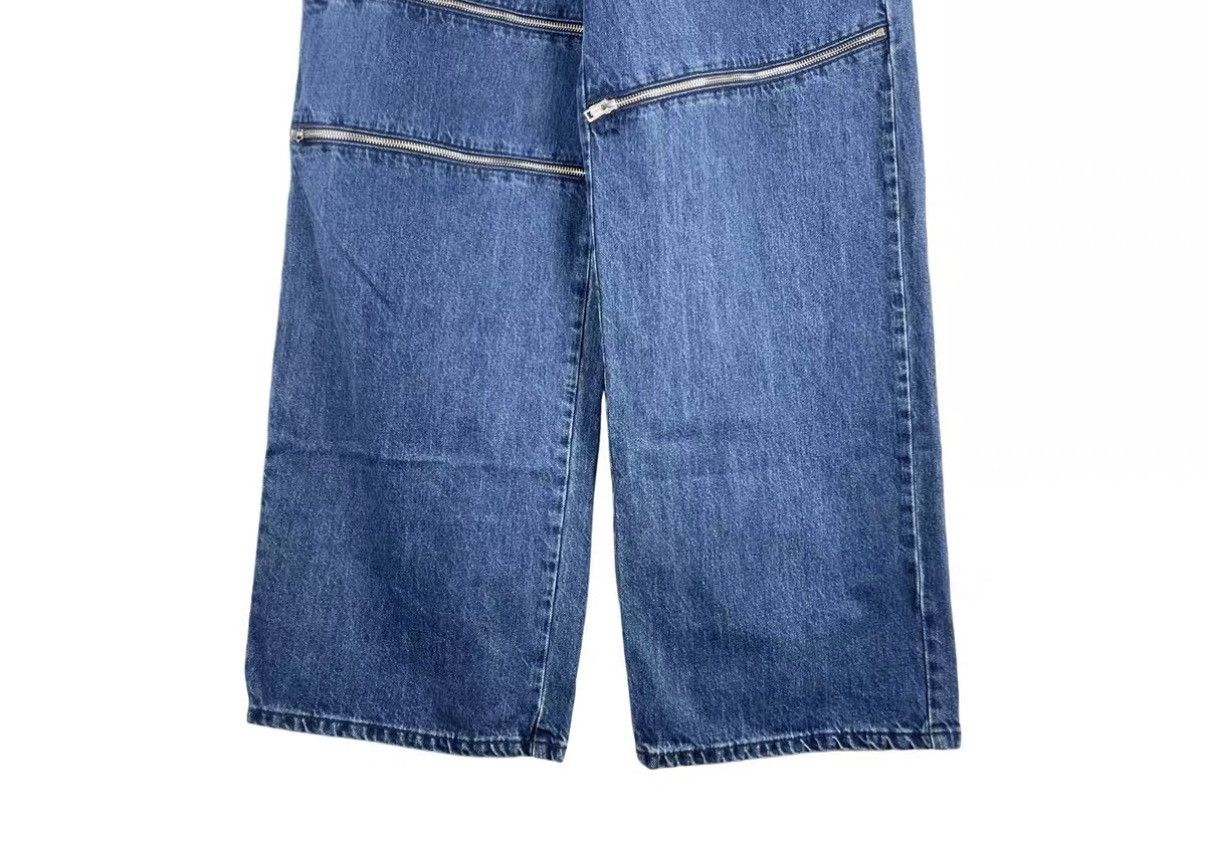 Helmut Lang Helmut Lang Zip Wide-Leg Jeans J31 Size US 32 / EU 48 - 5 Thumbnail