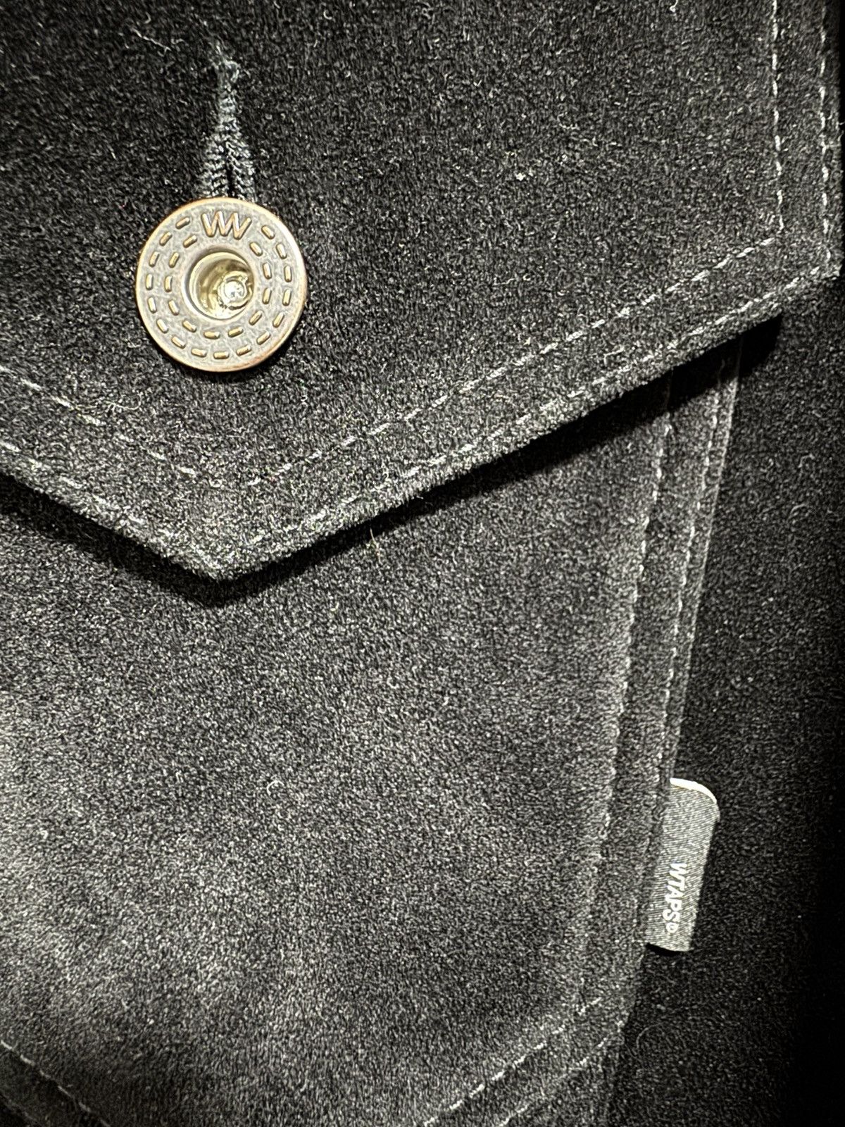 Wtaps WTAPS Synthetic Suede Leather Jacket Size 01 Size US S / EU 44-46 / 1 - 4 Thumbnail