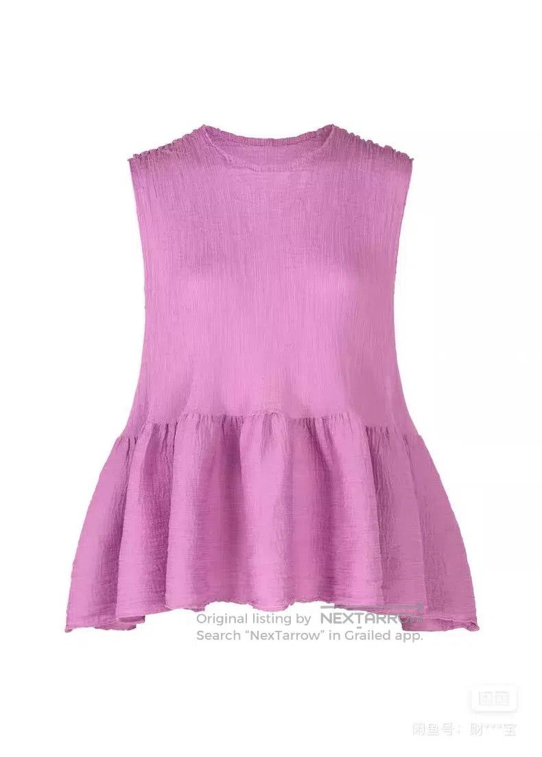 Issey Miyake Issey Miyake size:one size Crepe top Size XXS / US 00 / IT 34 - 1 Thumbnail