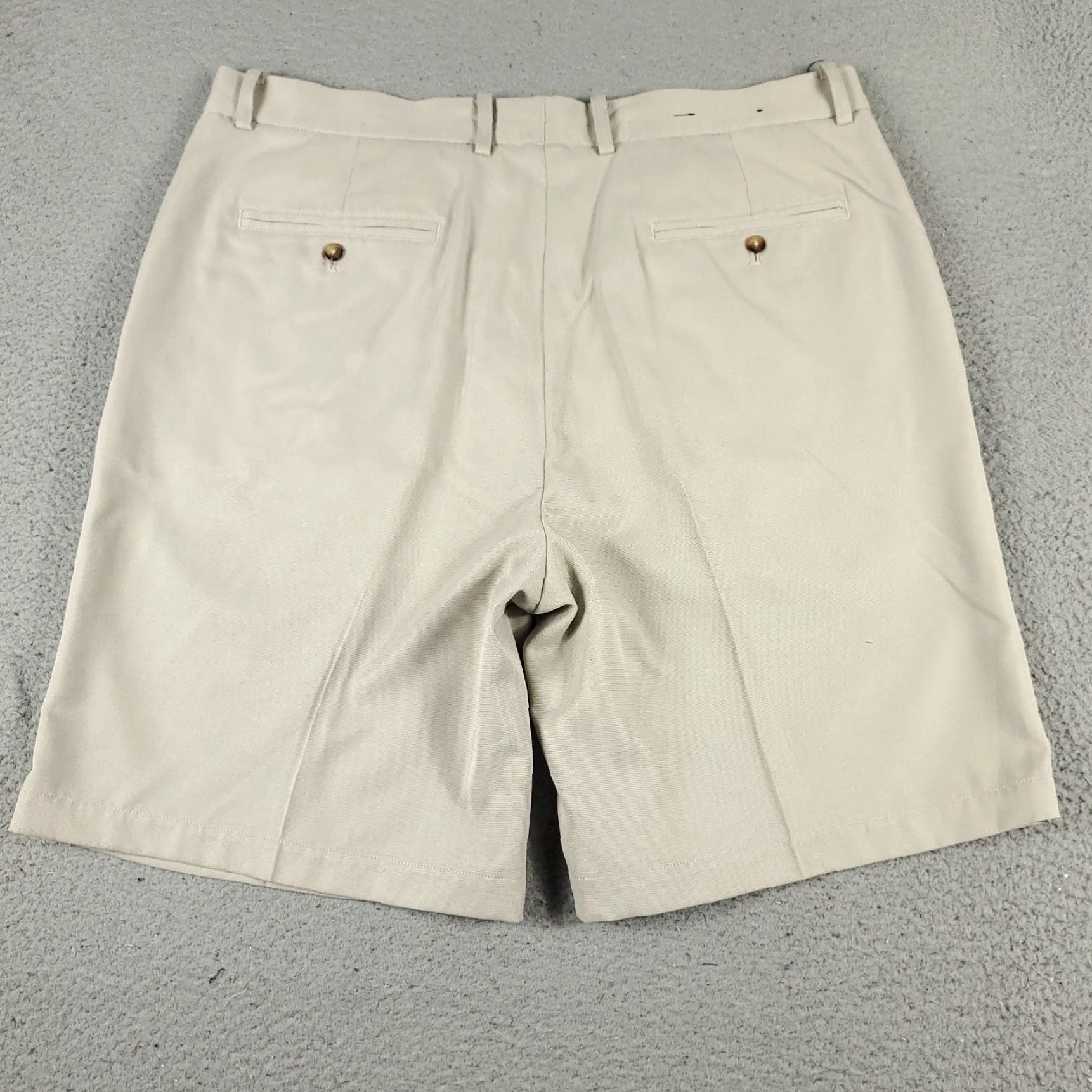 Vintage Greg Norman Shorts Mens Size 38 Beige Casual Pleated Chino Size US 38 / EU 54 - 7 Thumbnail