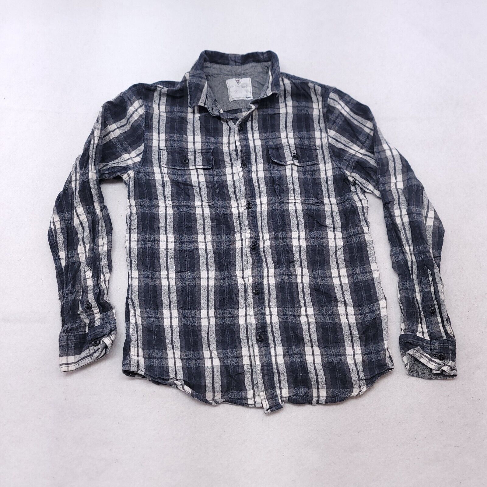 Croft & Barrow On The Byas Tartan Flannel Shirt Mens Size Medium M White Size US M / EU 48-50 / 2 - 2 Thumbnail