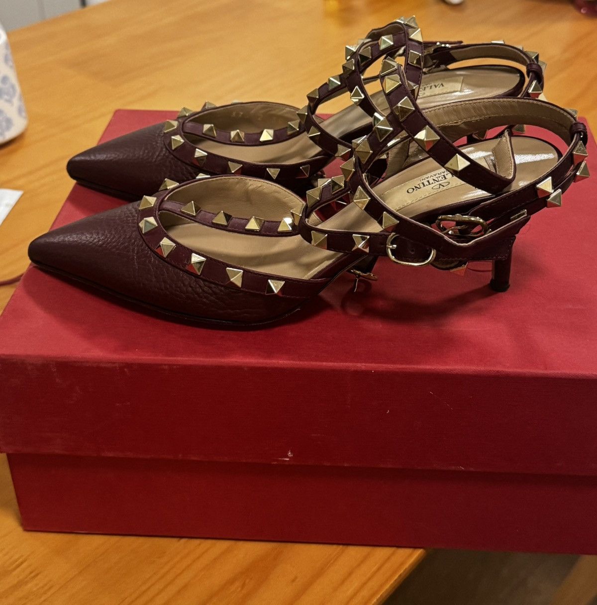 Valentino Valentino caged rockstud 65mm Size US 8 / IT 38 - 3 Thumbnail