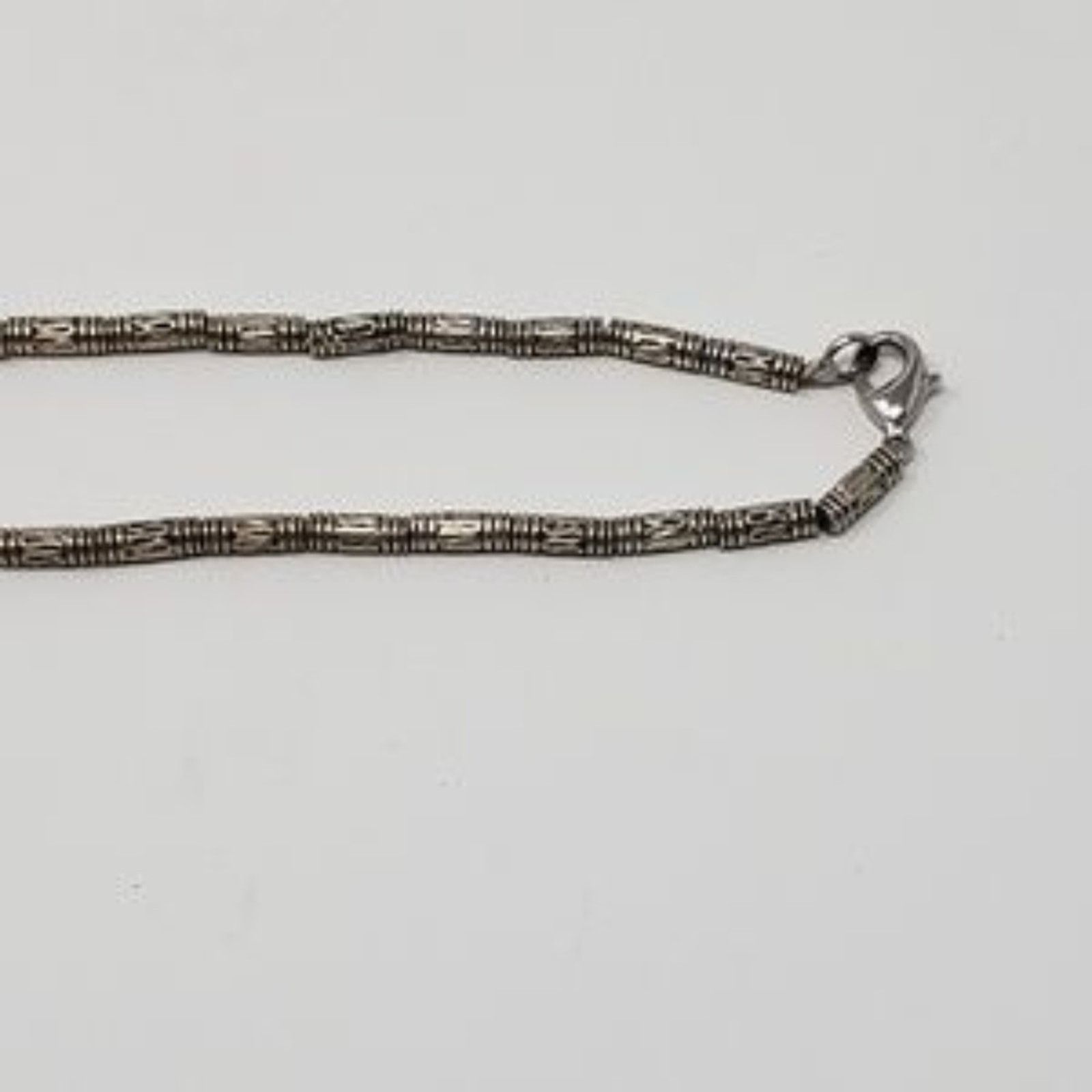 Other Silver & Cranberry Red Beaded Dangle Post-Hung Necklace Size ONE SIZE - 4 Thumbnail