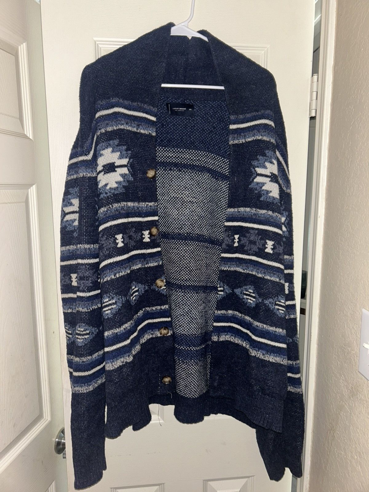Vintage 90s oversized vintage style cardigan Size US XXL / EU 58 / 5 - 1 Thumbnail