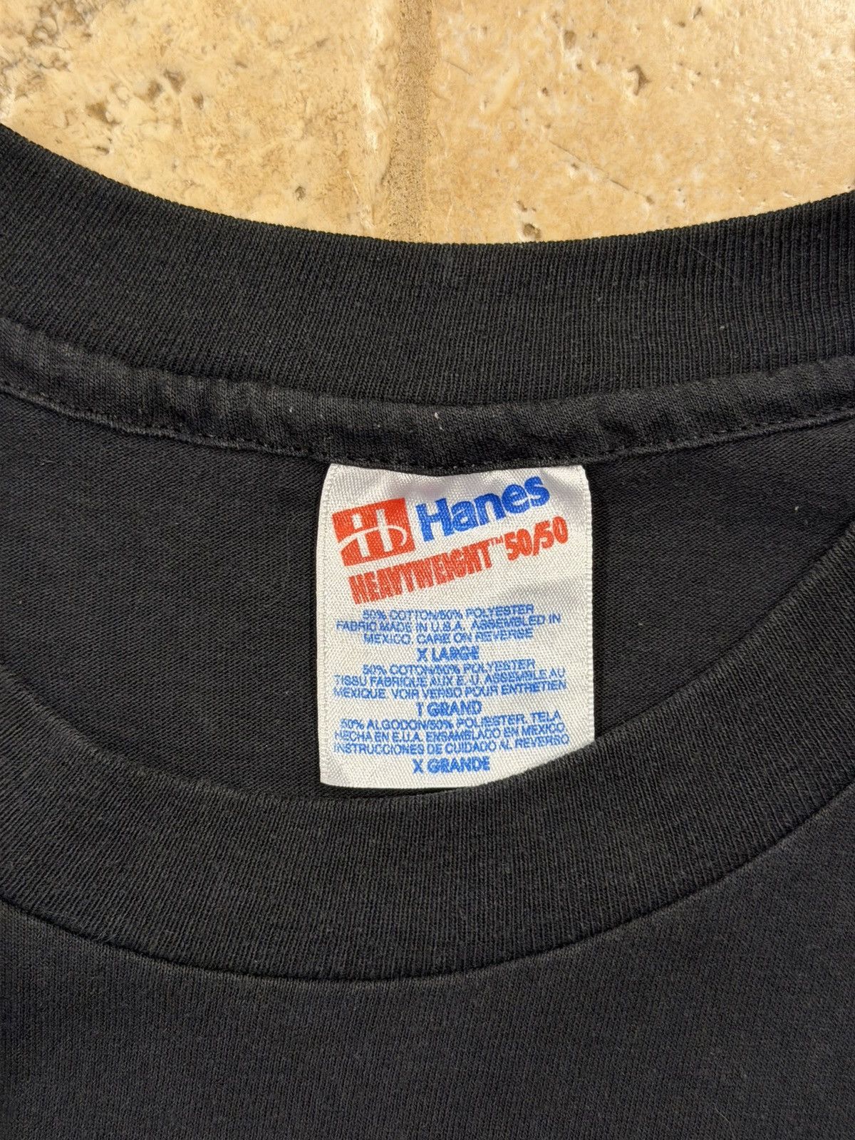 Vintage Vintage “Wise Men Still Seek Him” 1992 Black Faded T-Shirt Size US XL / EU 56 / 4 - 6 Thumbnail