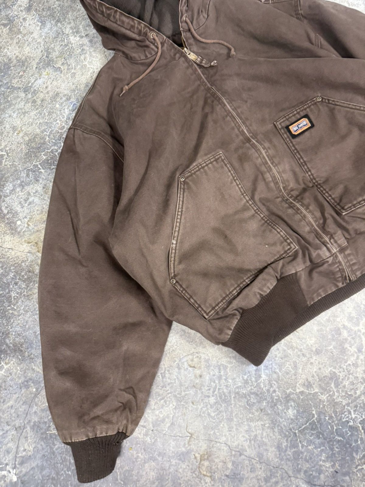 Japanese Brand × Vintage Vintage Carhartt Style Hooded Jacket Size US L / EU 52-54 / 3 - 2 Thumbnail