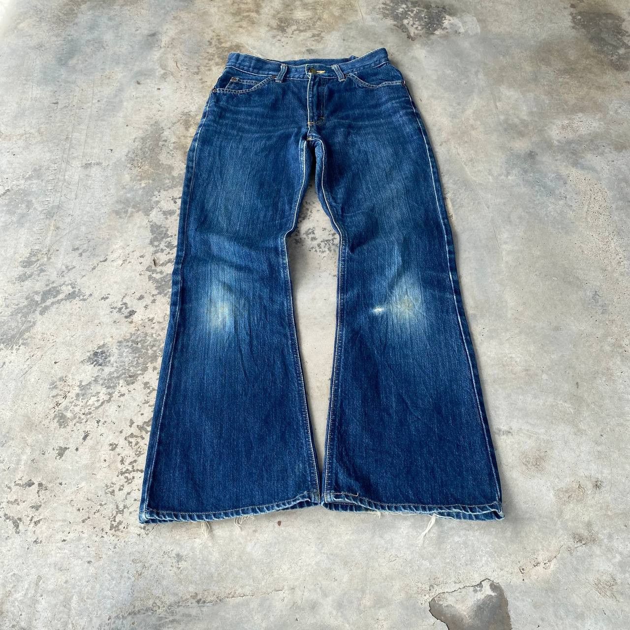 Lee × Vintage FLARED VINTAGE 90S LEE RIDERS BLUEWASH DENIM MADE IN JAPAN Size US 28 / EU 44 - 1 Thumbnail