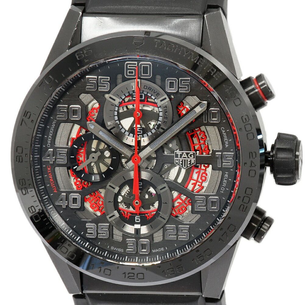 TAG Heuer TAG Heuer Carrera Calibre Heuer 01 Stainless Steel Limited Metal Automatic CAR201D DUTY FREE for USA