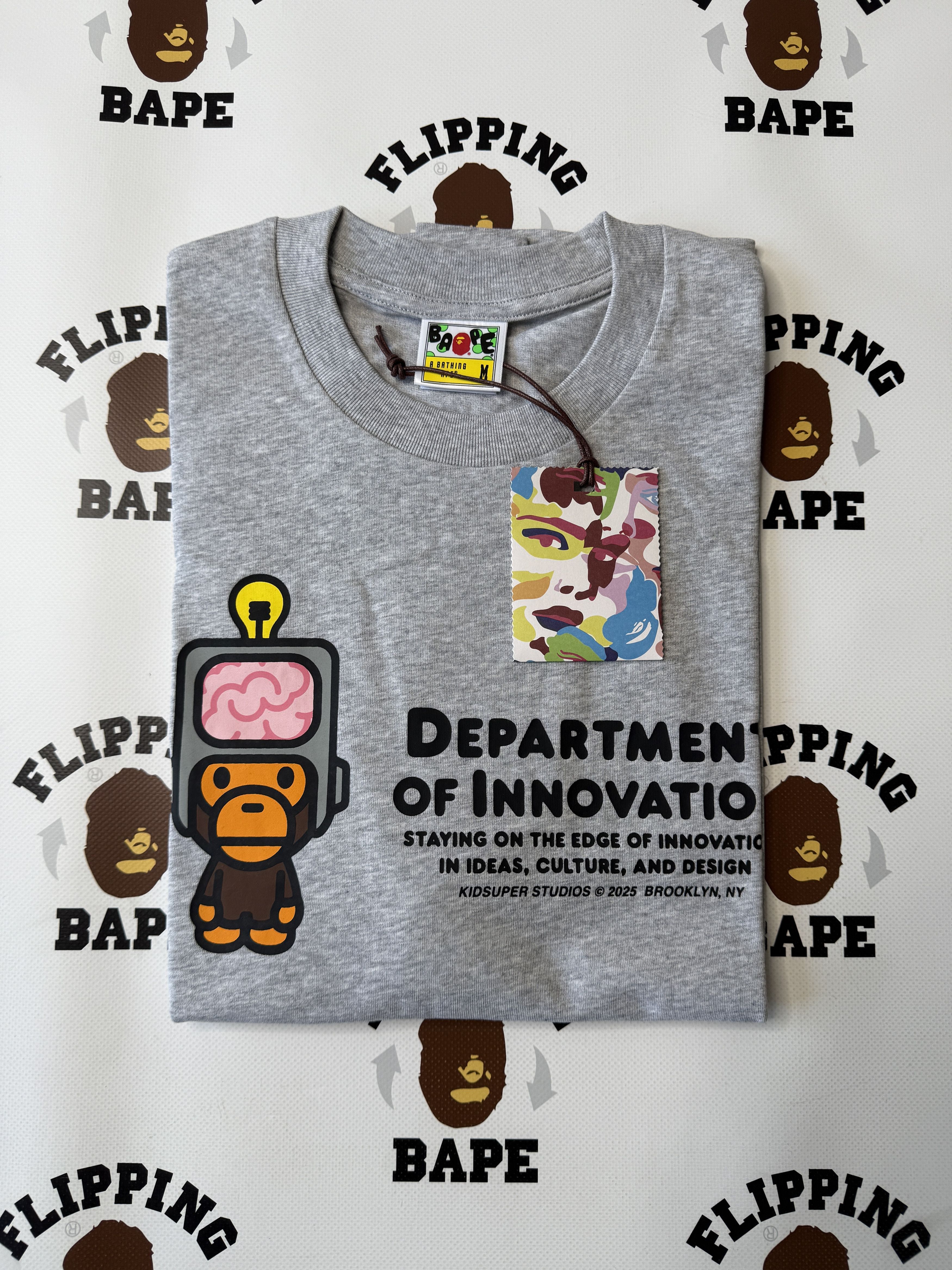 Bape BAPE X KIDSUPER MILO GRAPHIC TEE Size US M / EU 48-50 / 2 - 11 Thumbnail