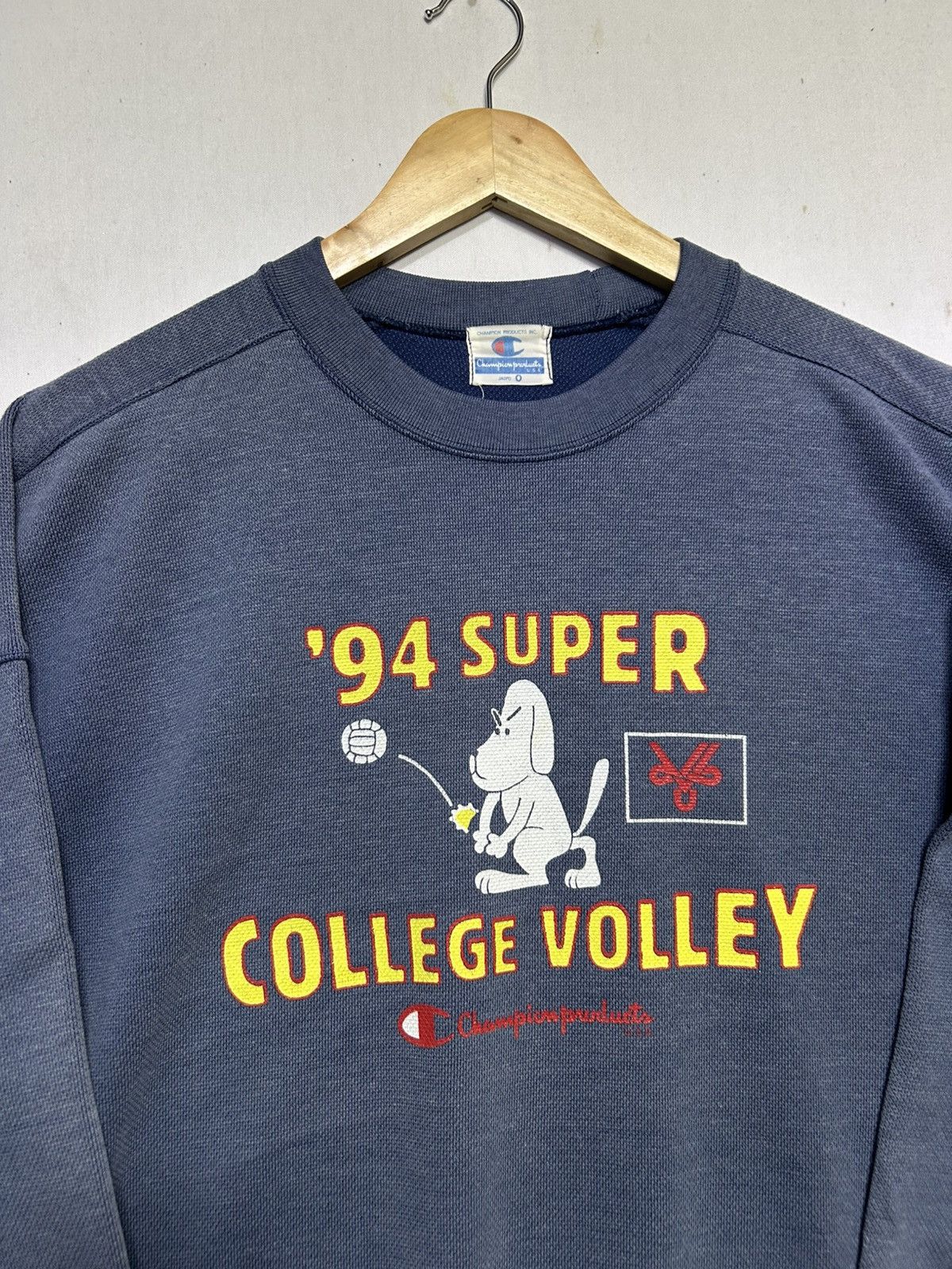 Champion × Vintage Vintage Sunfaded Championproduct USA 94 super college volley Size US XL / EU 56 / 4 - 2 Thumbnail